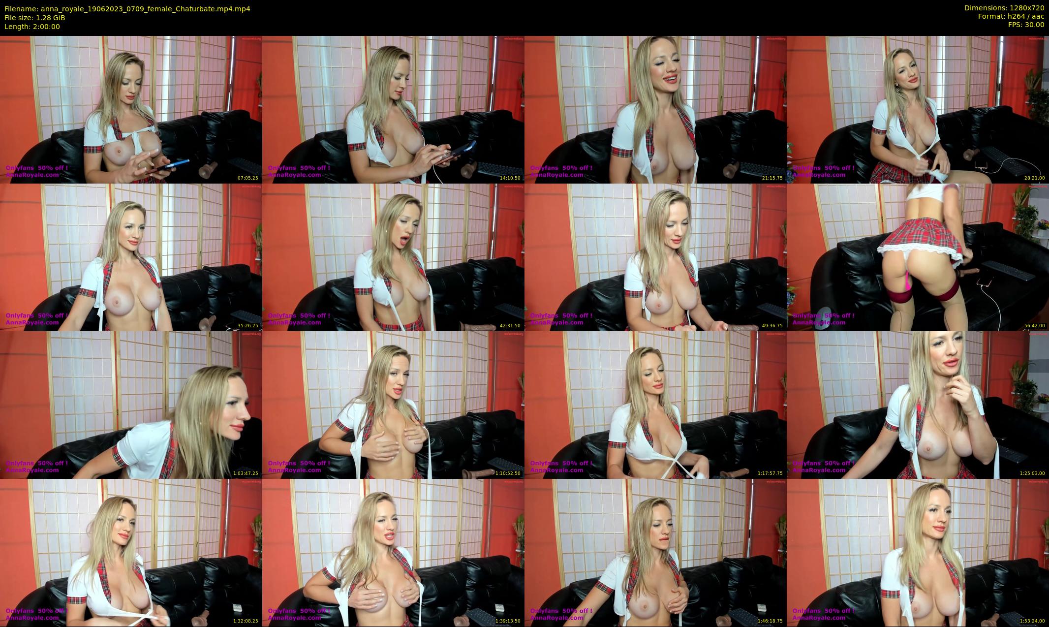 anna_royale — 120 minute Chaturbate female cam show recording, 720p, Jun 19, 2023