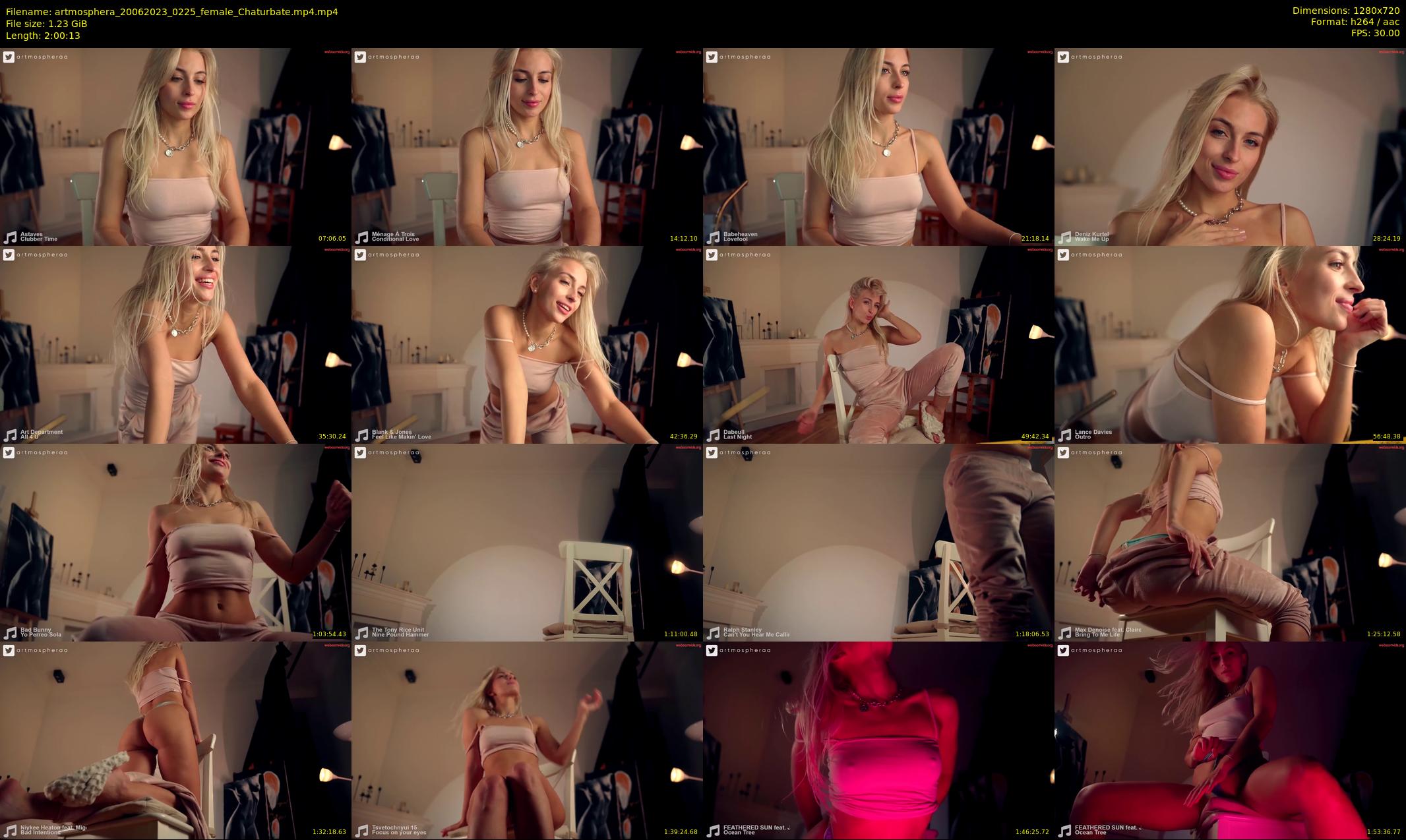 artmosphera — 121 minute Chaturbate female cam show recording, 720p, Jun 20, 2023