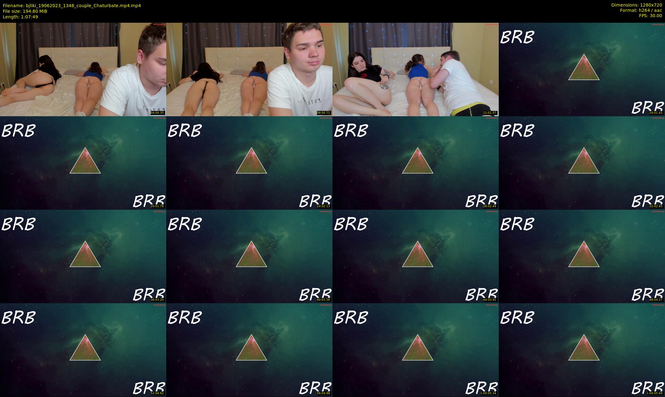 bjliki — 68 minute Chaturbate couple cam show recording, 720p, Jun 19, 2023