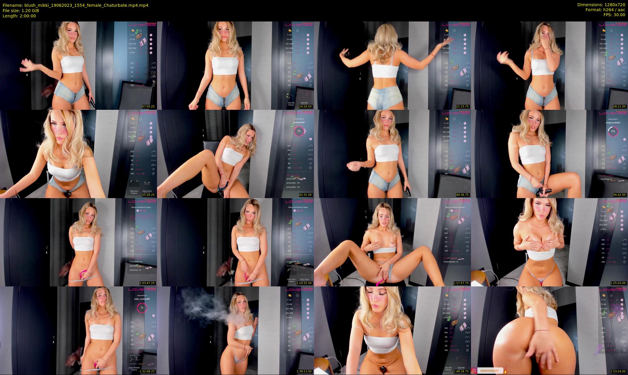 blush_mikki — 120 minute Chaturbate female cam show recording, 720p, Jun 19, 2023