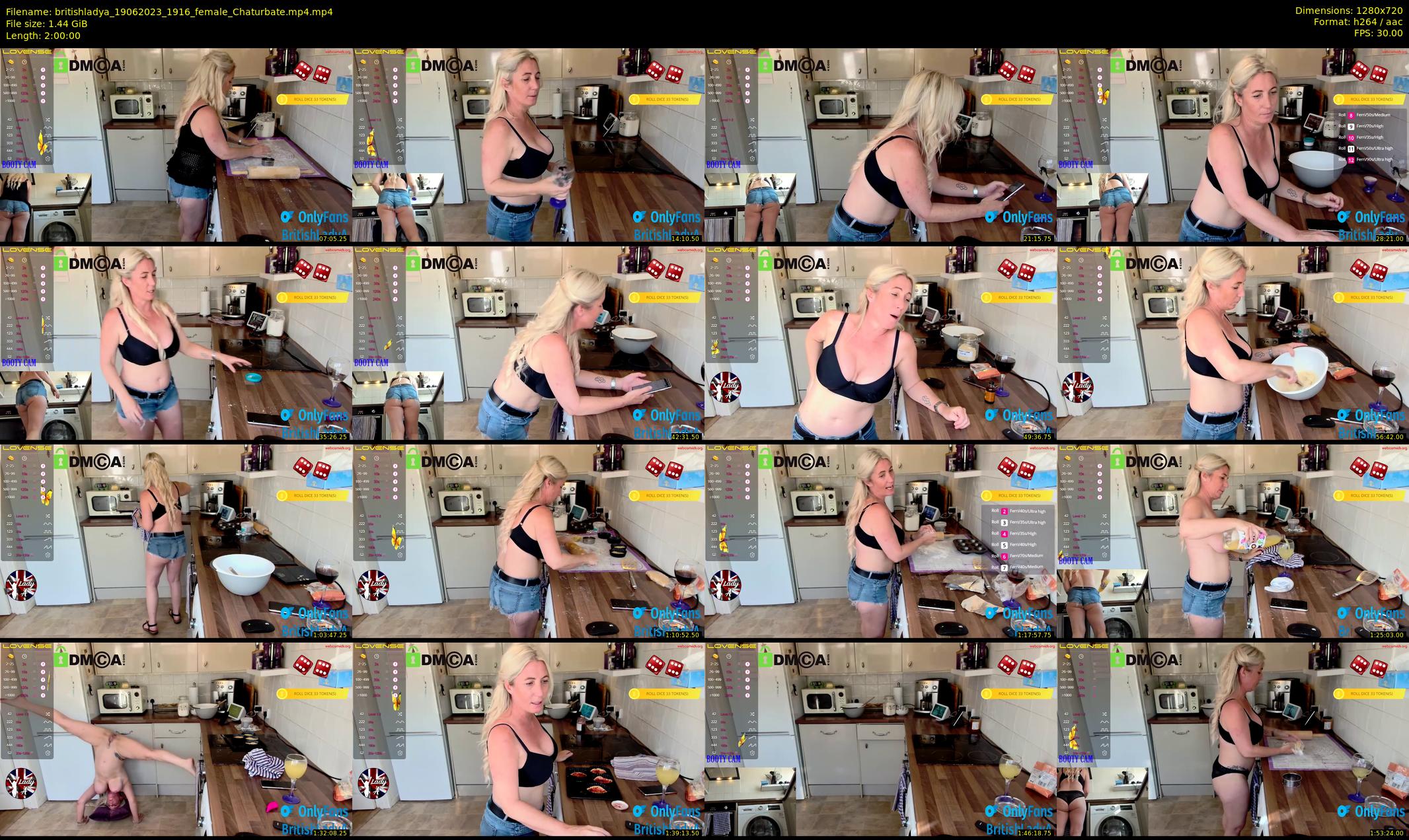 britishladya — 120 minute Chaturbate female cam show recording, 720p, Jun 19, 2023