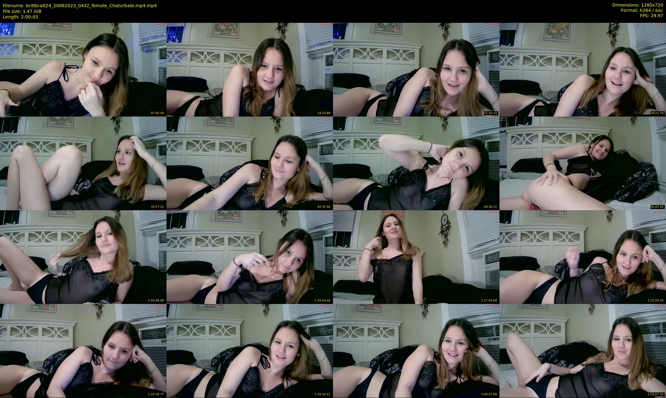 brittbratt24 — 121 minute Chaturbate female cam show recording, 720p, Jun 20, 2023