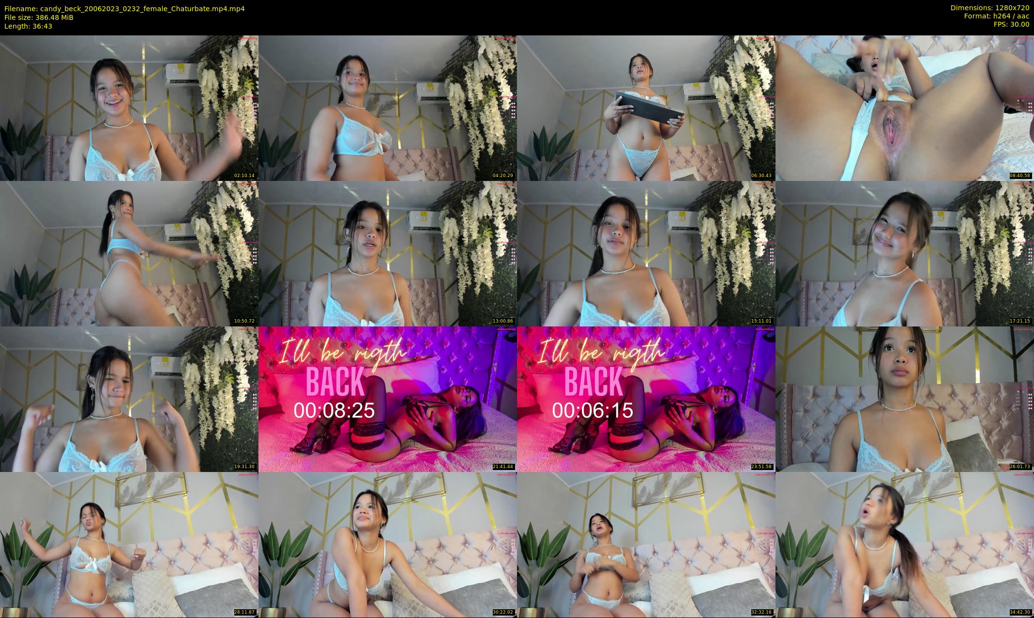 candy_beck — 37 minute Chaturbate female cam show recording, 720p, Jun 20, 2023