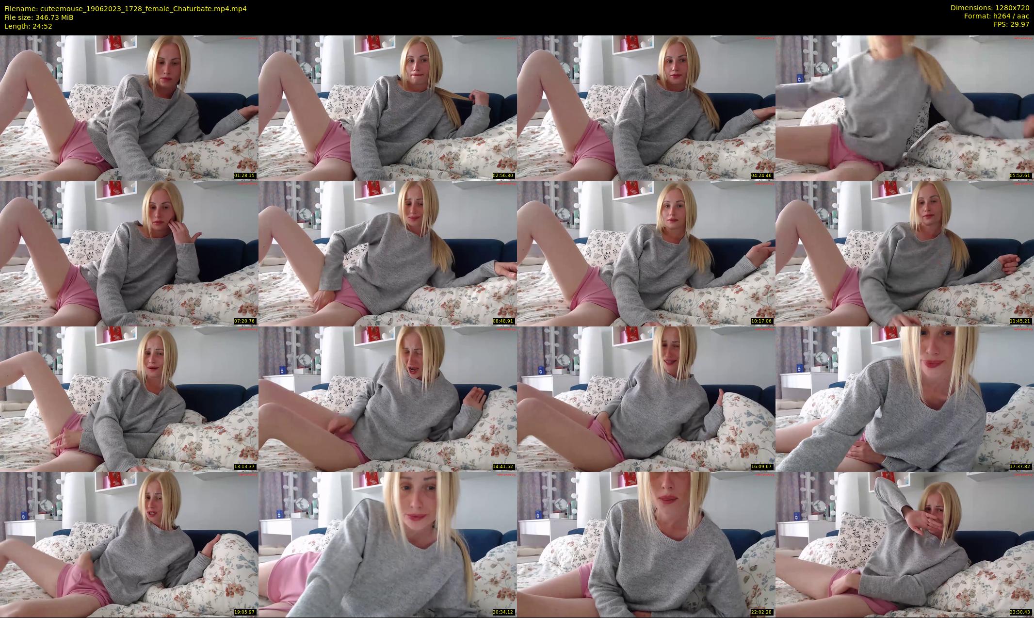 cuteemouse — 25 minute Chaturbate female cam show recording, 720p, Jun 19, 2023