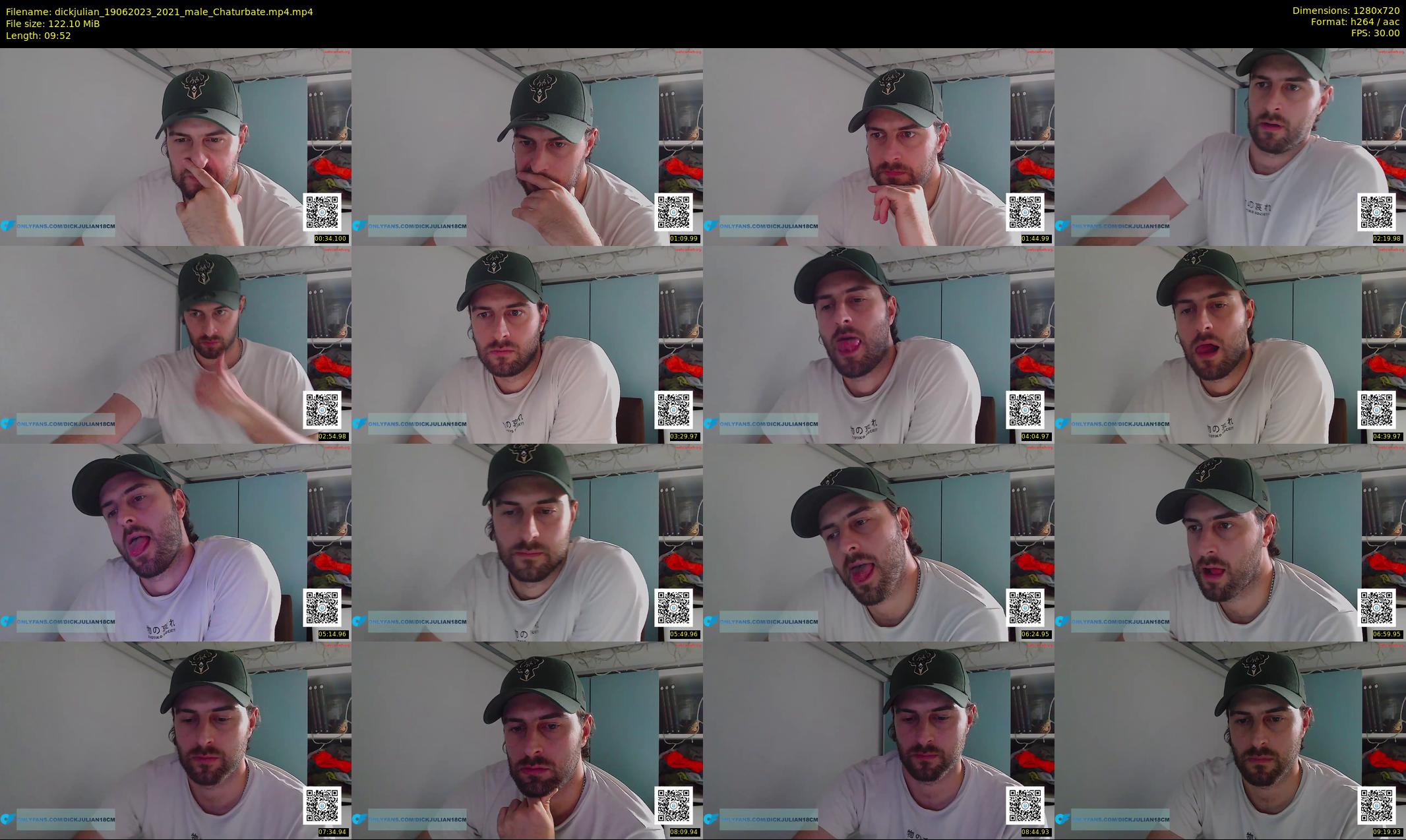 dickjulian — 10 minute Chaturbate male cam show recording, 720p, Jun 19, 2023