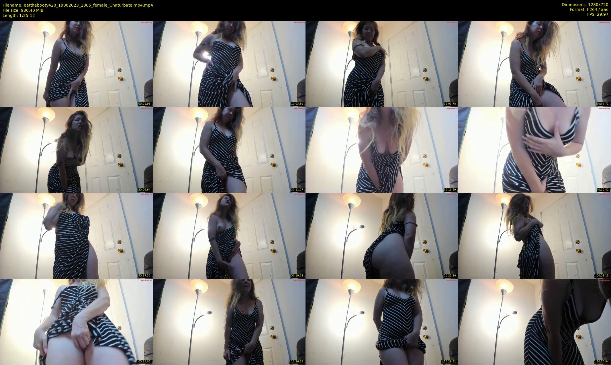eatthebooty420 — 86 minute Chaturbate female cam show recording, 720p, Jun 19, 2023