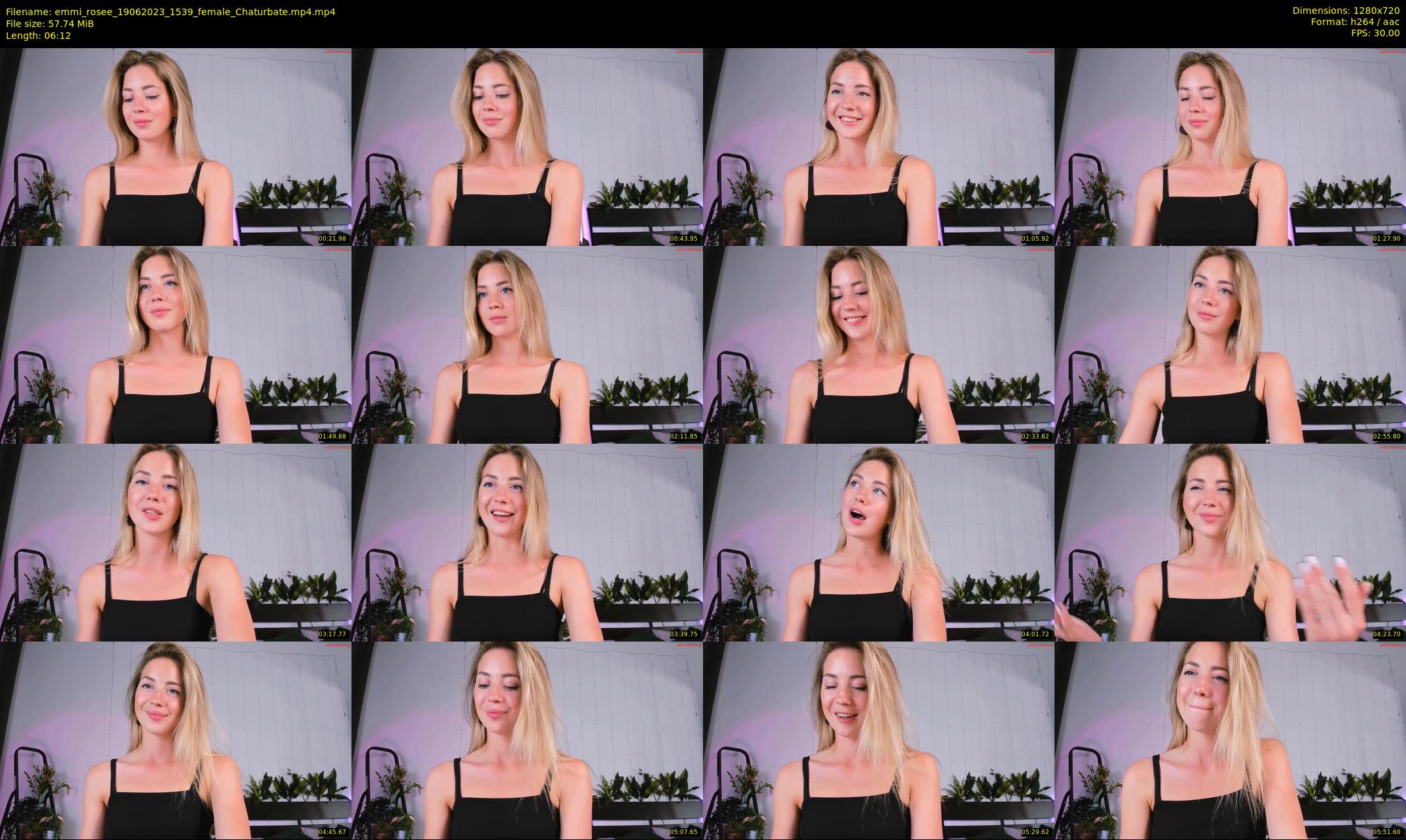 emmi_rosee — 7 minute Chaturbate female cam show recording, 720p, Jun 19, 2023