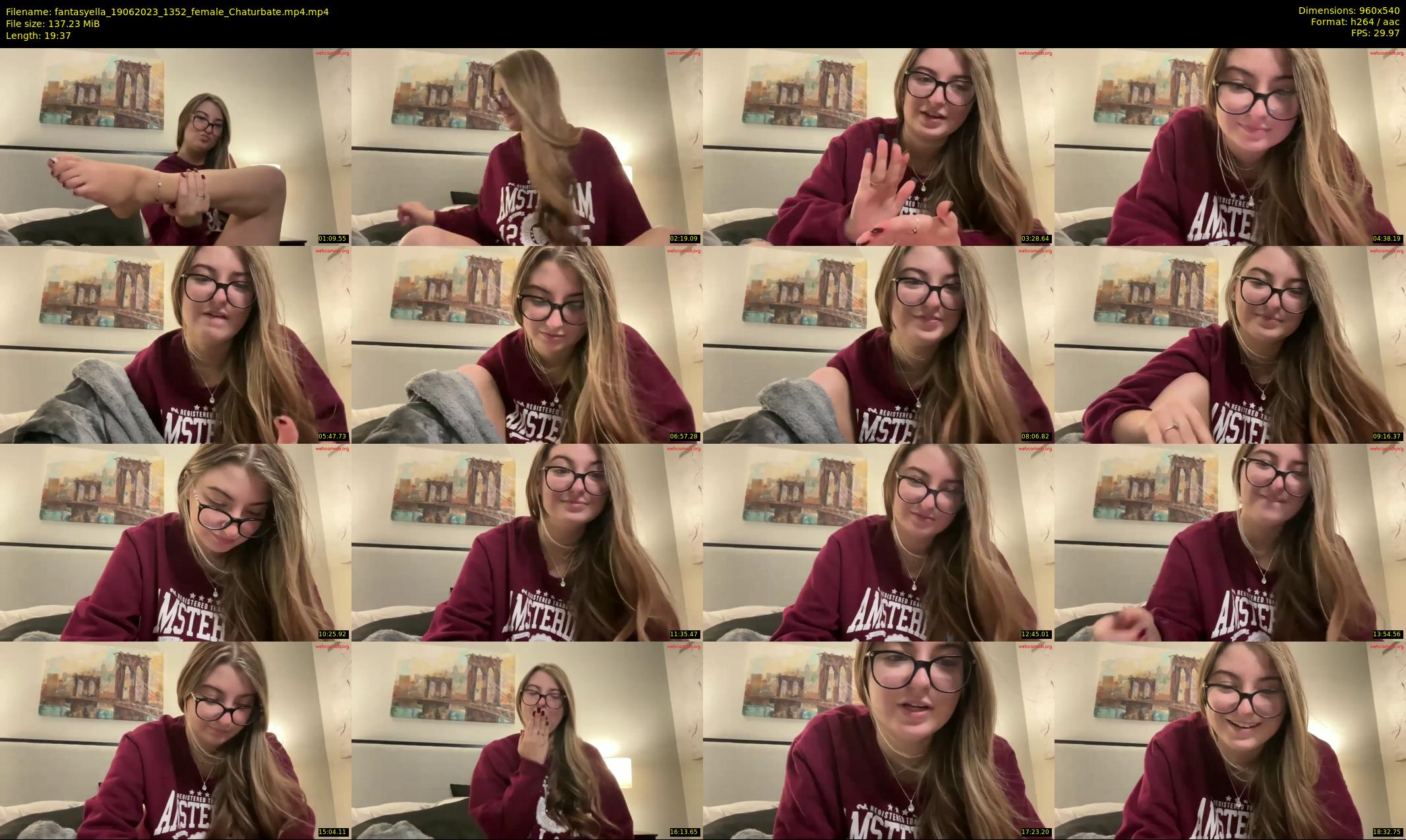 fantasyella — 20 minute Chaturbate female cam show recording, 480p, Jun 19, 2023