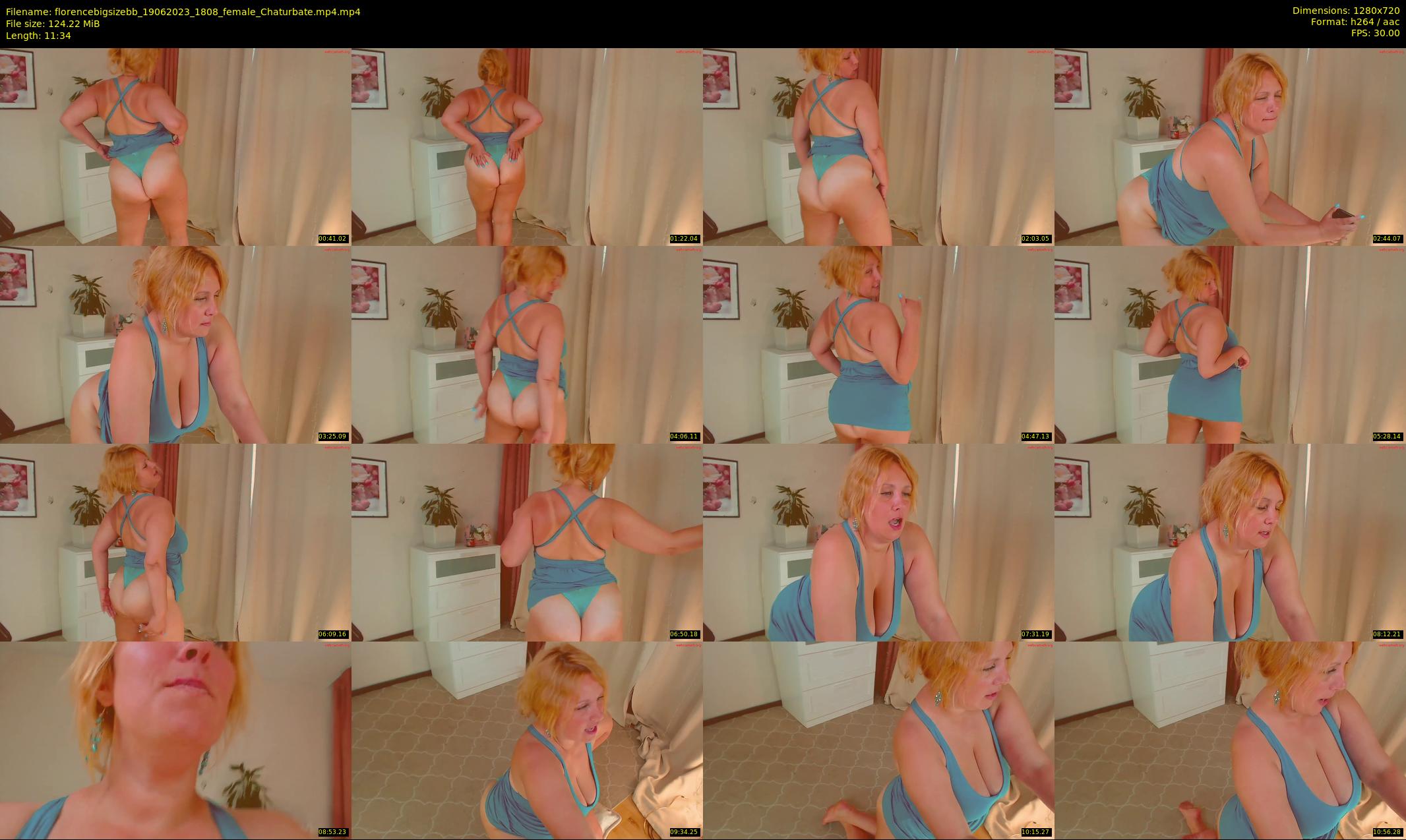 florencebigsizebb — 12 minute Chaturbate female cam show recording, 720p, Jun 19, 2023