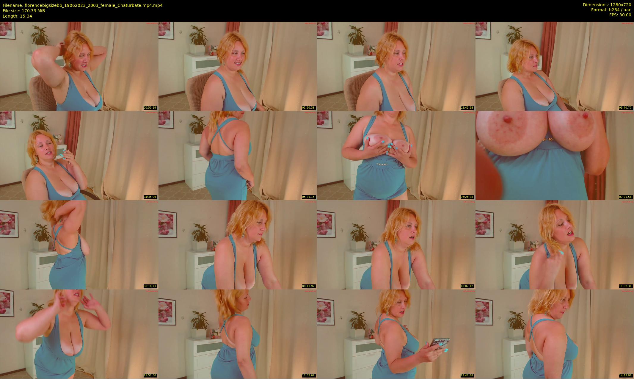 florencebigsizebb — 16 minute Chaturbate female cam show recording, 720p, Jun 19, 2023
