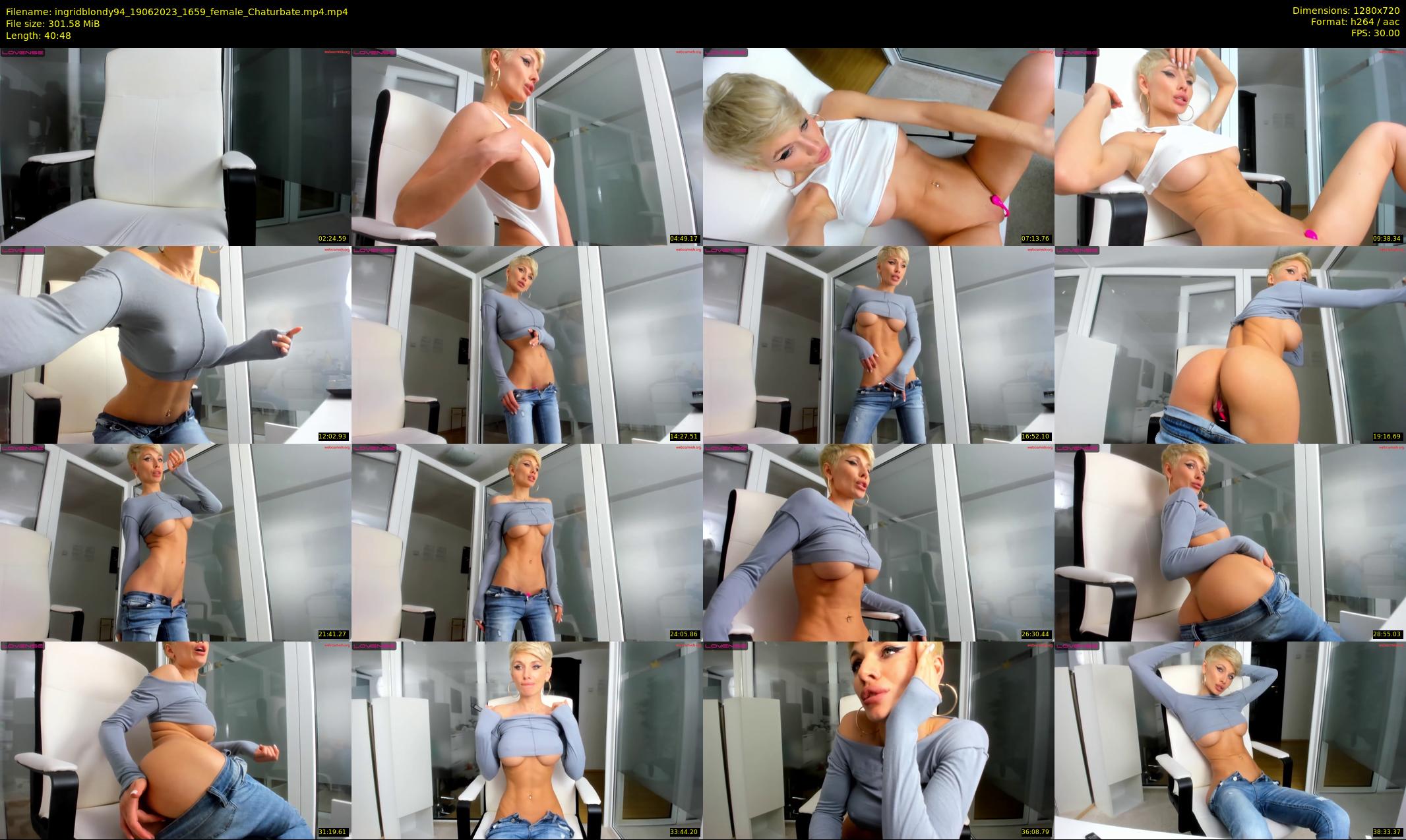 ingridblondy94 — 41 minute Chaturbate female cam show recording, 720p, Jun 19, 2023