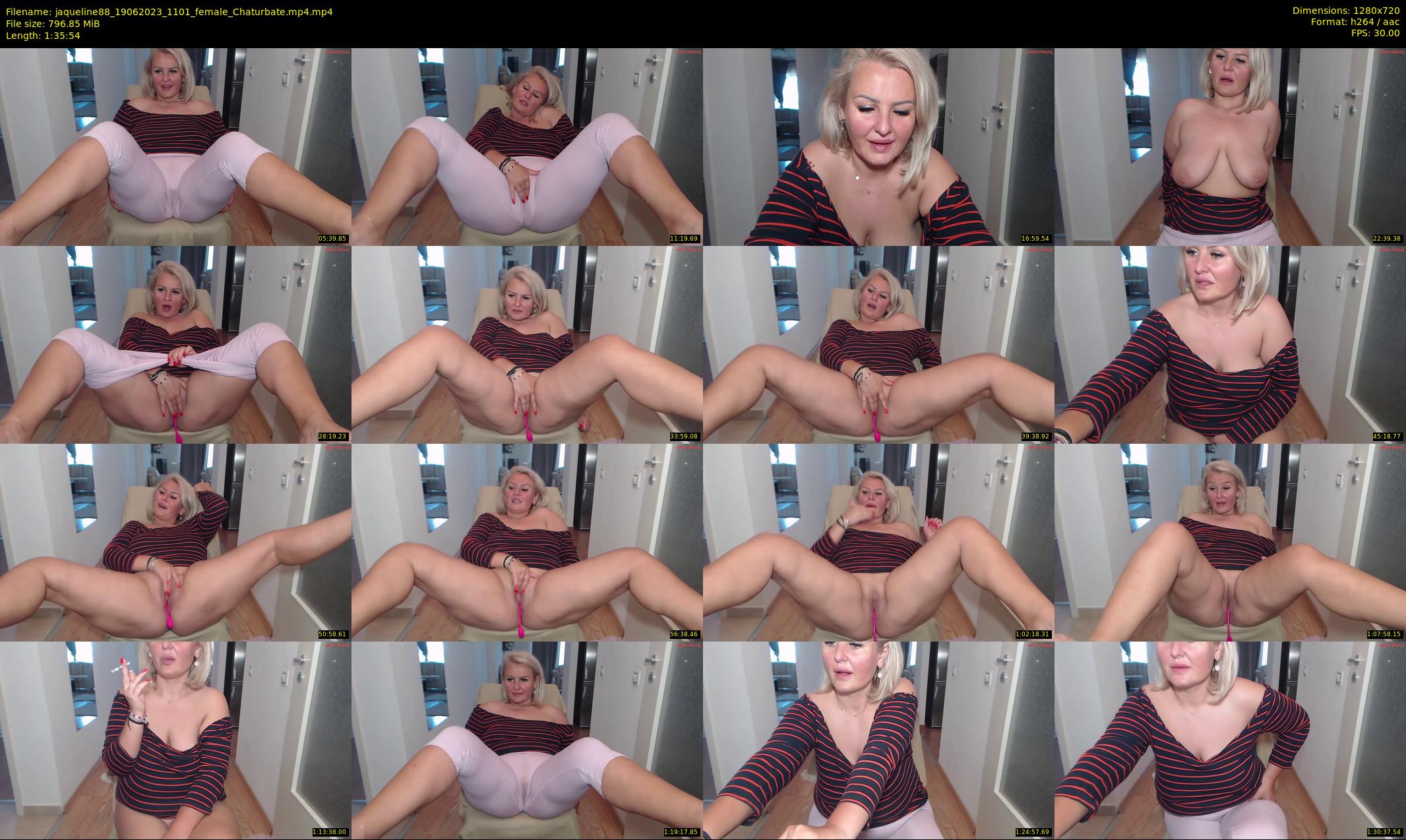 jaqueline88 — 96 minute Chaturbate female cam show recording, 720p, Jun 19, 2023