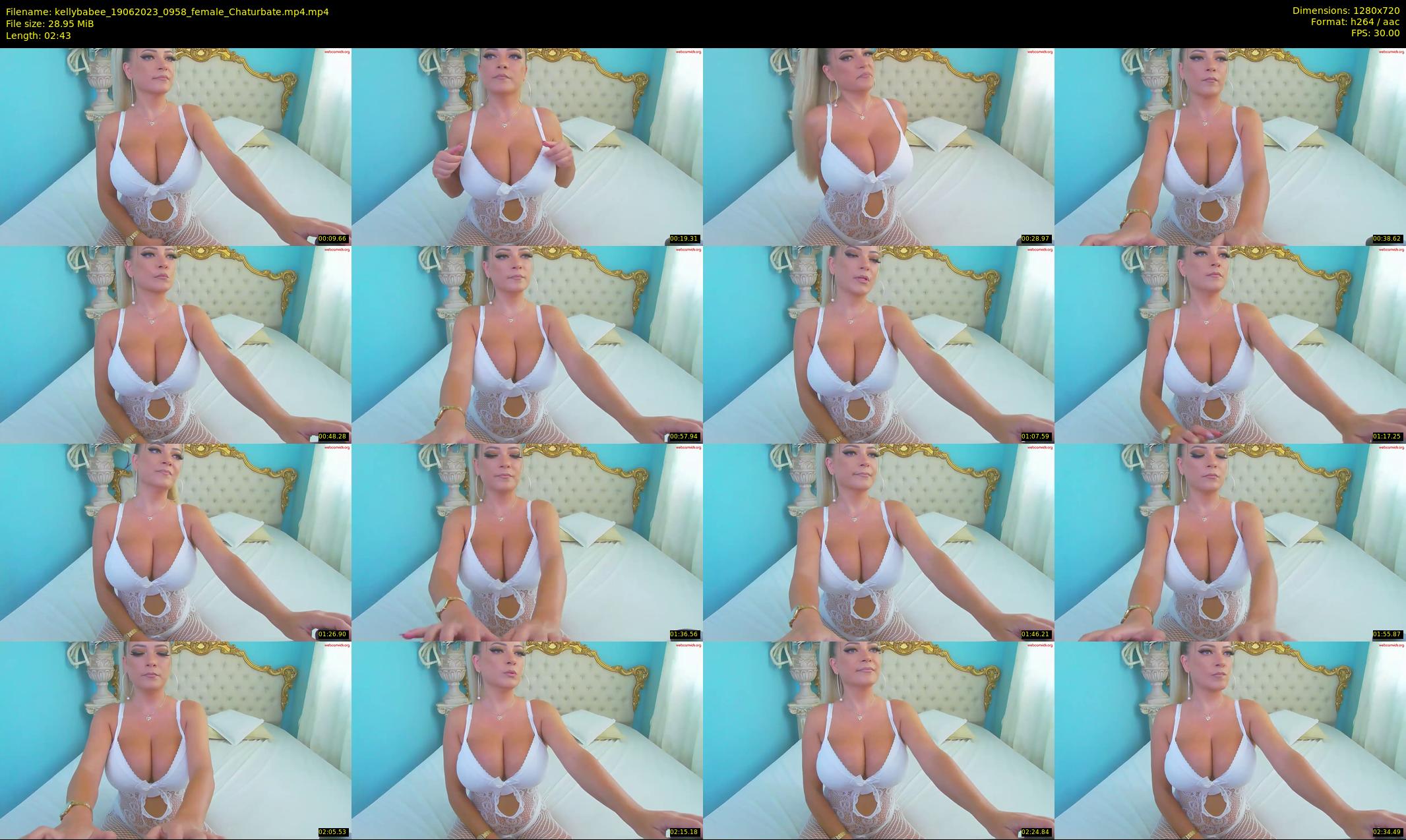 kellybabee — 3 minute Chaturbate female cam show recording, 720p, Jun 19, 2023