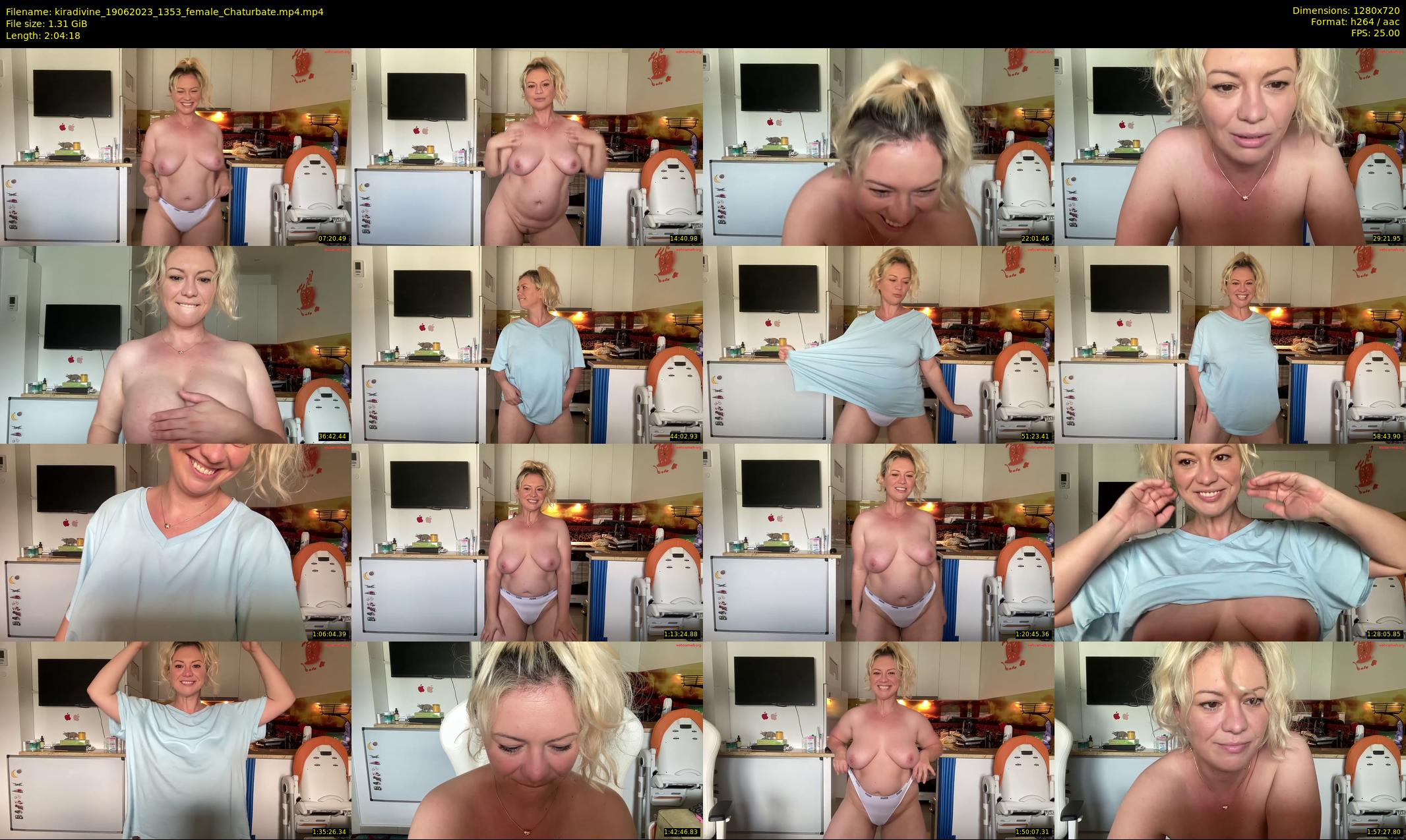 kiradivine — 125 minute Chaturbate female cam show recording, 720p, Jun 19, 2023