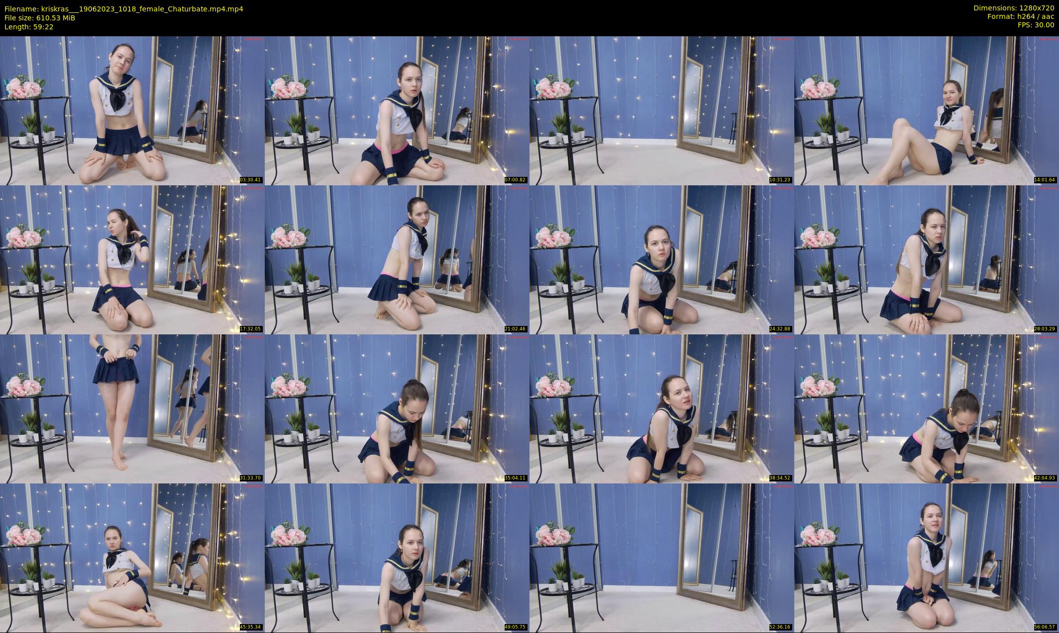 kriskras__ — 60 minute Chaturbate female cam show recording, 720p, Jun 19, 2023