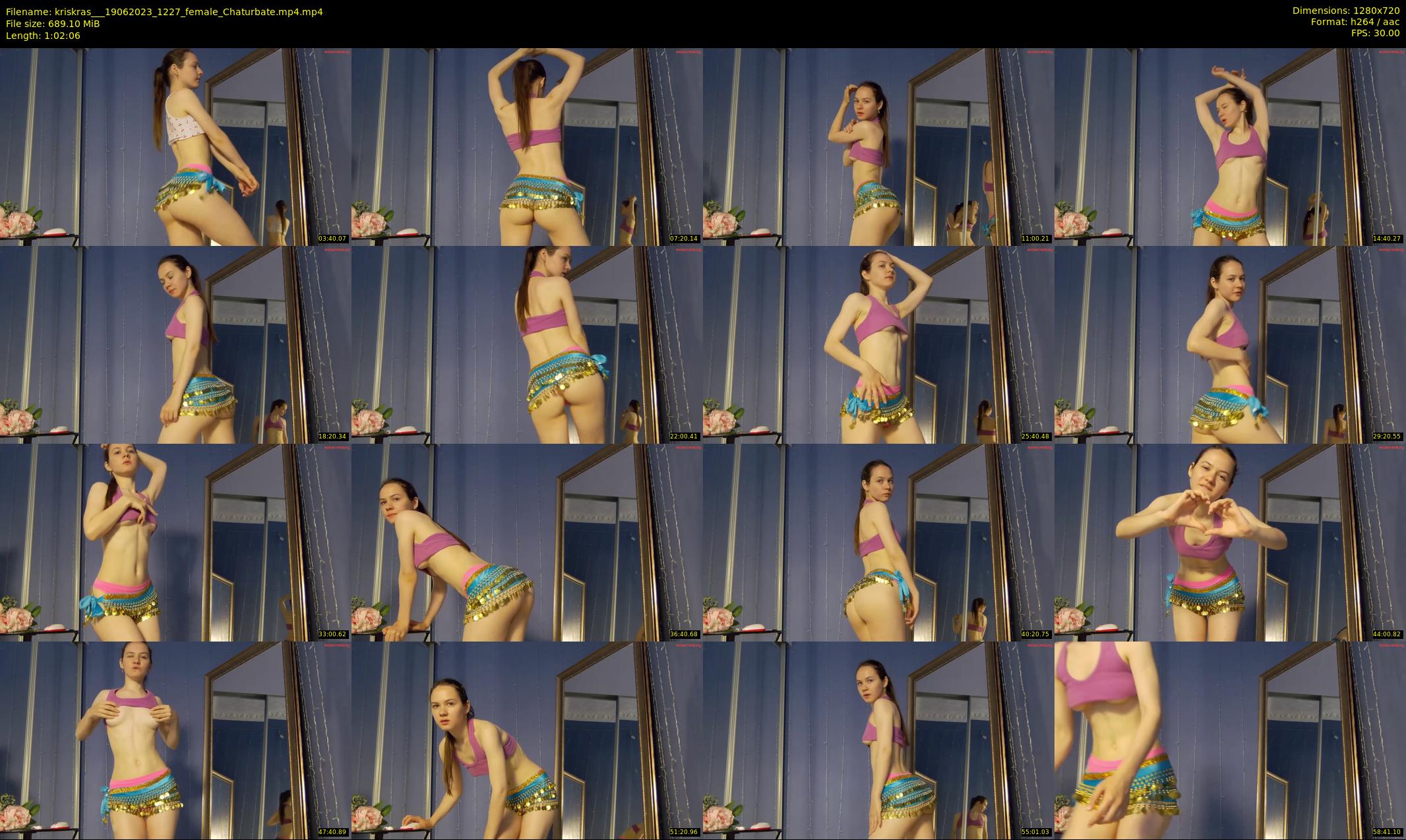 kriskras__ — 63 minute Chaturbate female cam show recording, 720p, Jun 19, 2023