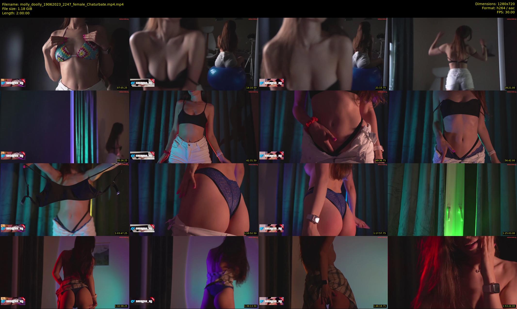 molly_doolly — 120 minute Chaturbate female cam show recording, 720p, Jun 19, 2023