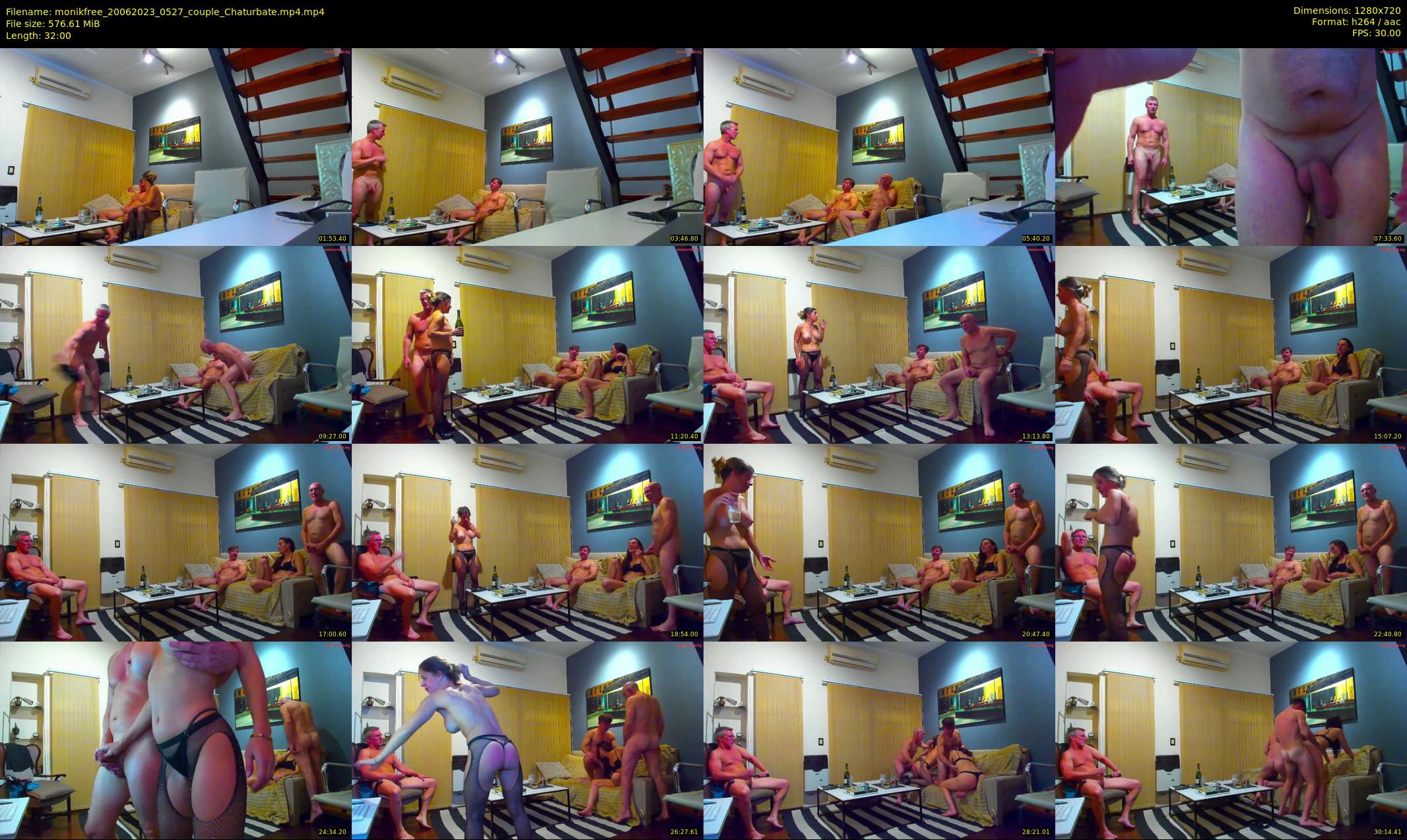 monikfree — 32 minute Chaturbate couple cam show recording, 720p, Jun 20, 2023