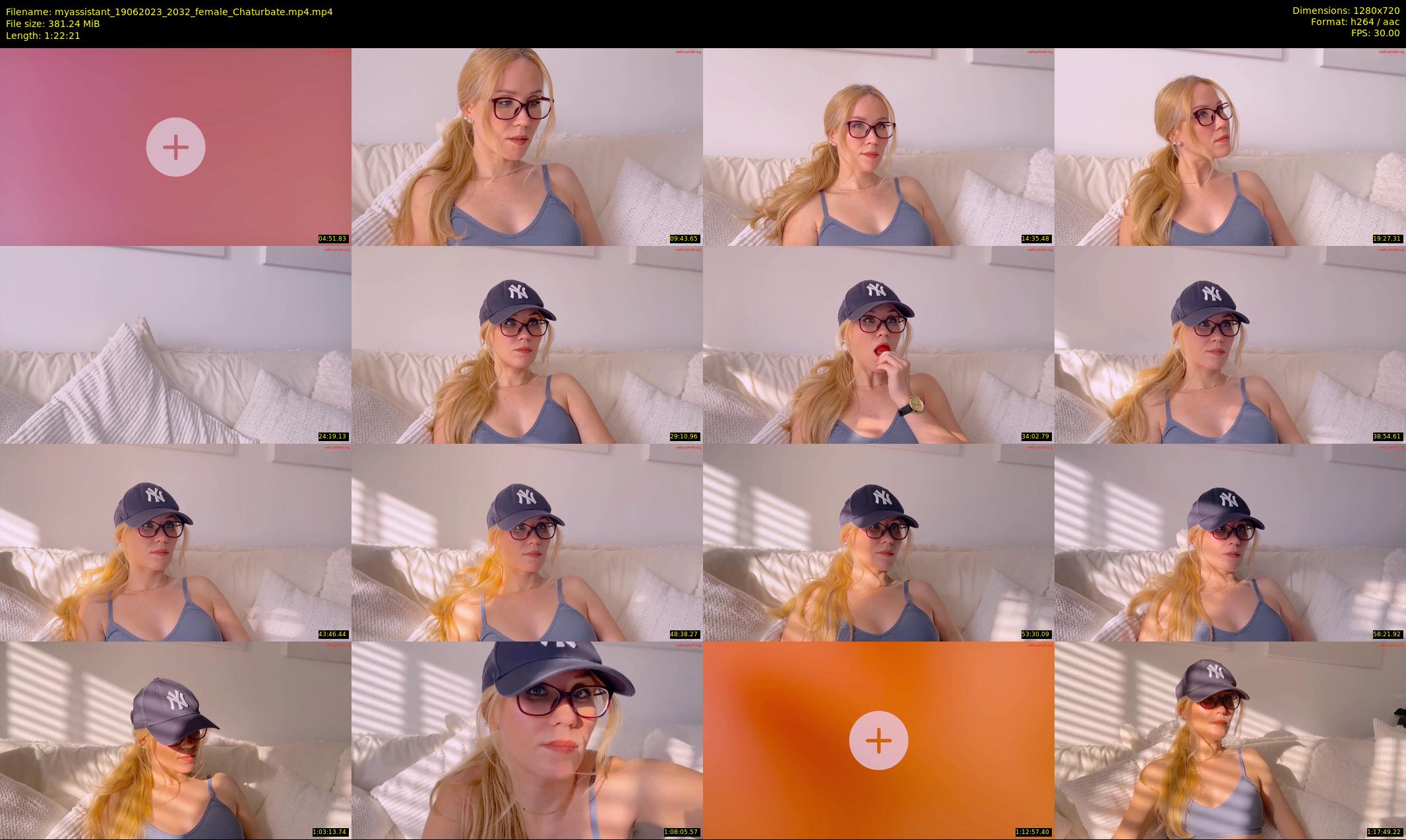 myassistant — 83 minute Chaturbate female cam show recording, 720p, Jun 19, 2023