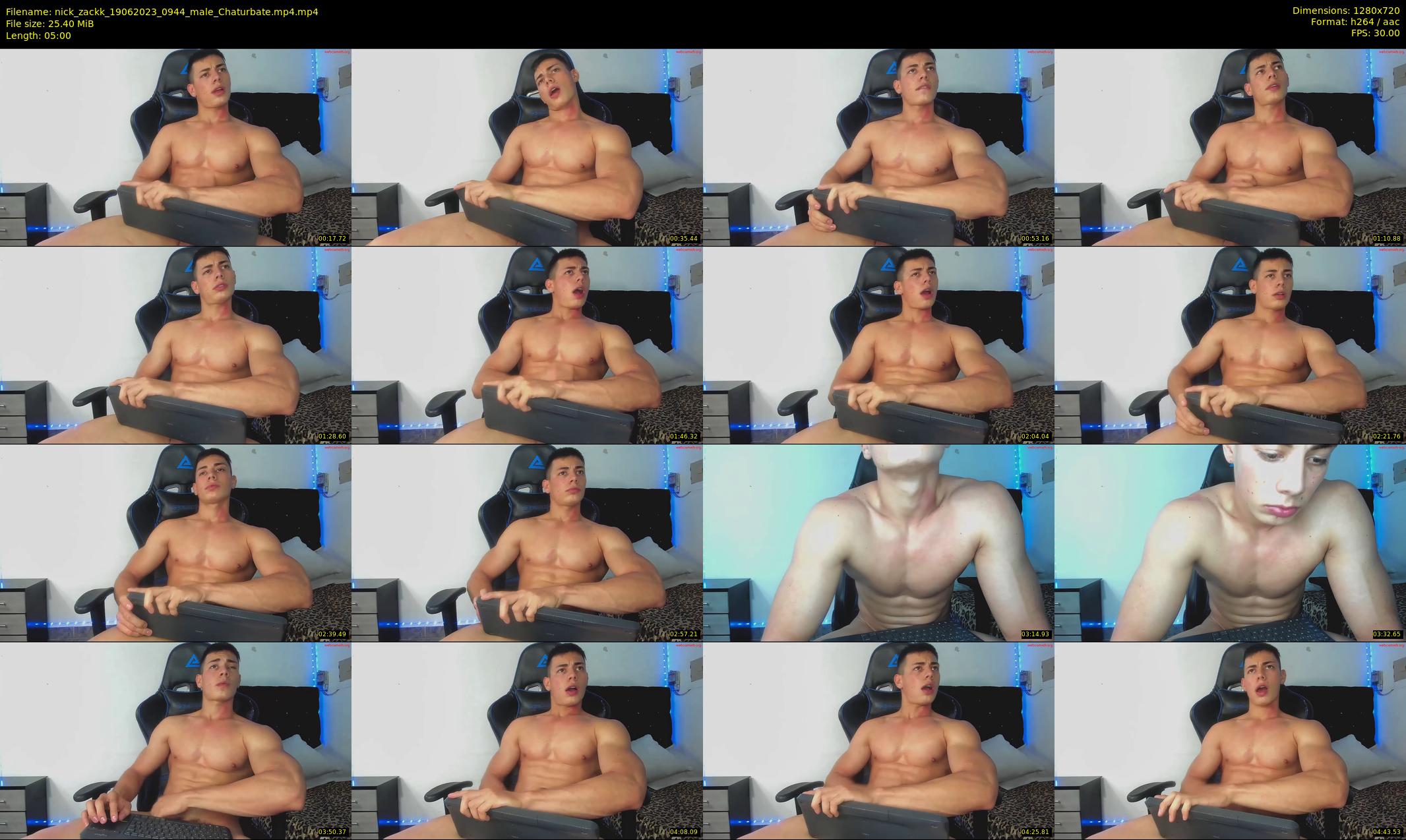 nick_zackk — 5 minute Chaturbate male cam show recording, 720p, Jun 19, 2023