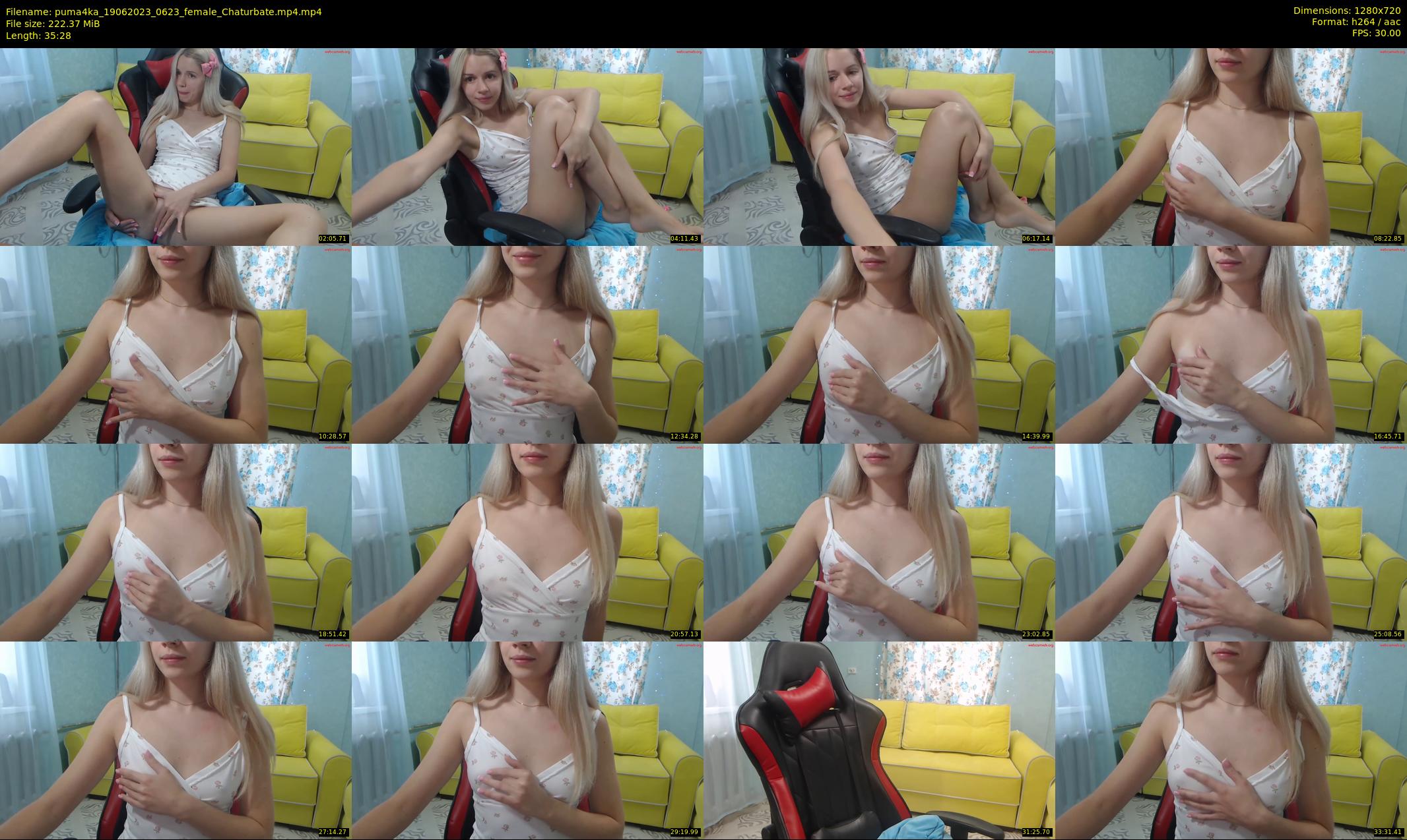 puma4ka — 36 minute Chaturbate female cam show recording, 720p, Jun 19, 2023