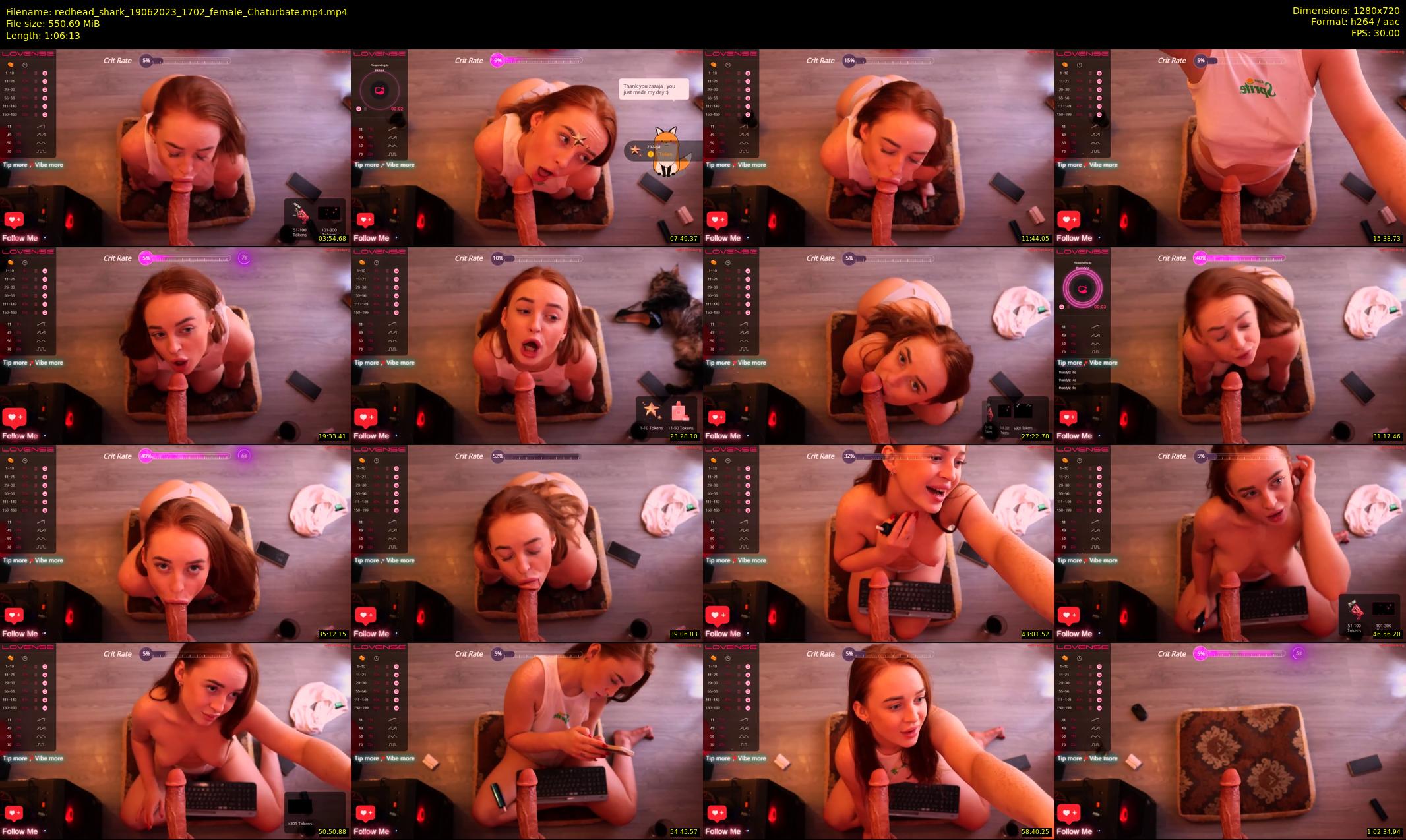 redhead_shark — 67 minute Chaturbate female cam show recording, 720p, Jun 19, 2023