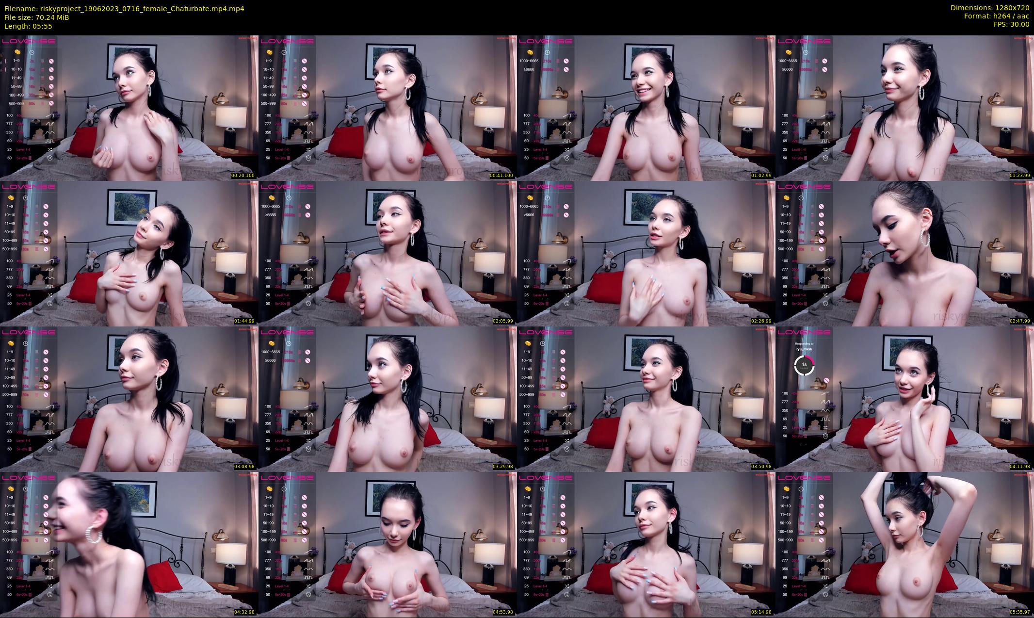 riskyproject — 6 minute Chaturbate couple cam show recording, 720p, Jun 19, 2023