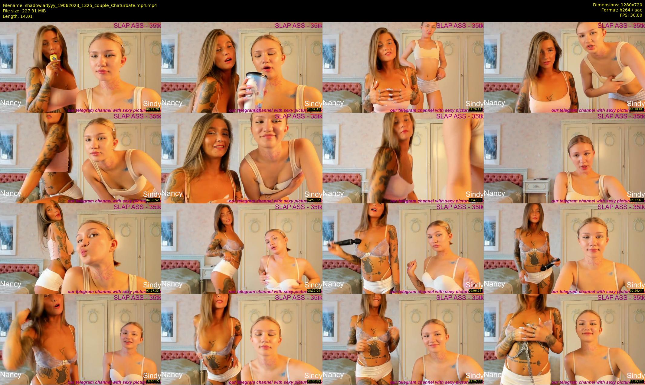 shadowladyyy — 15 minute Chaturbate couple cam show recording, 720p, Jun 19, 2023