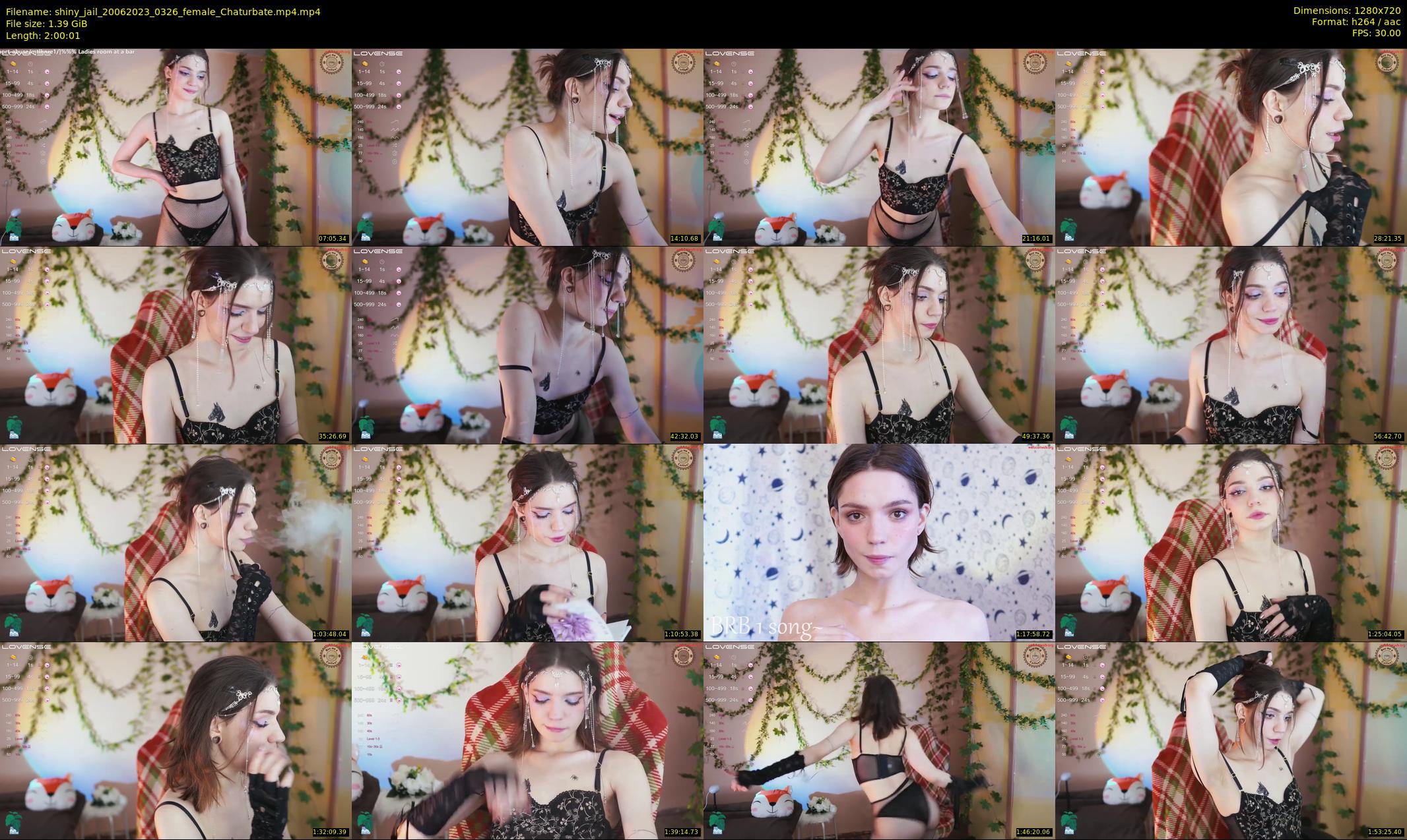 shiny_jail — 121 minute Chaturbate female cam show recording, 720p, Jun 20, 2023