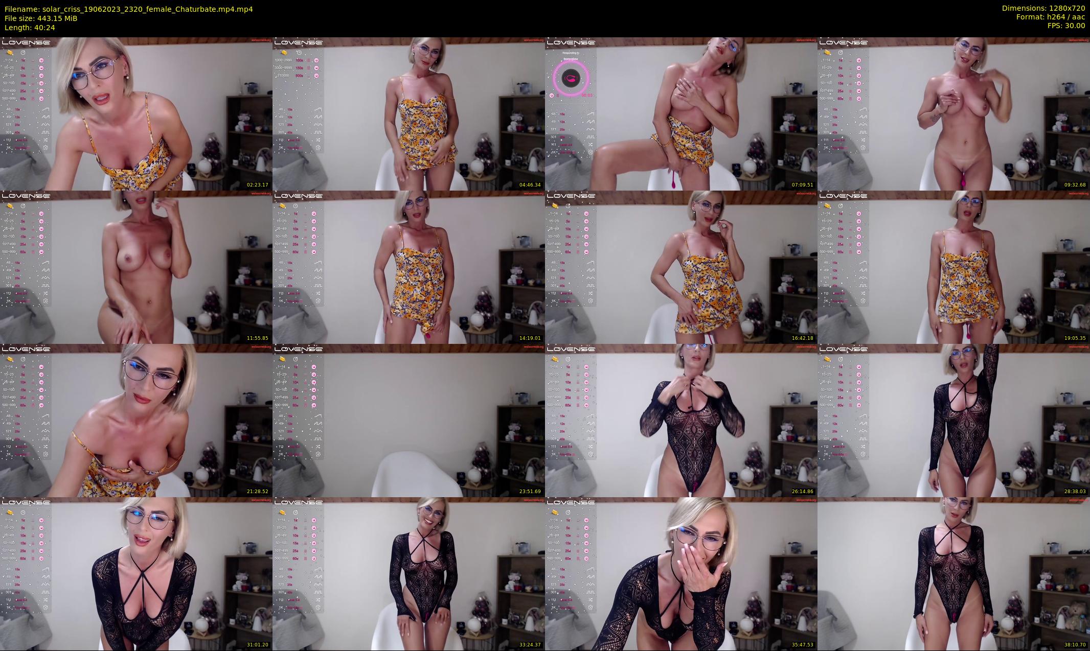solar_criss — 41 minute Chaturbate female cam show recording, 720p, Jun 19, 2023