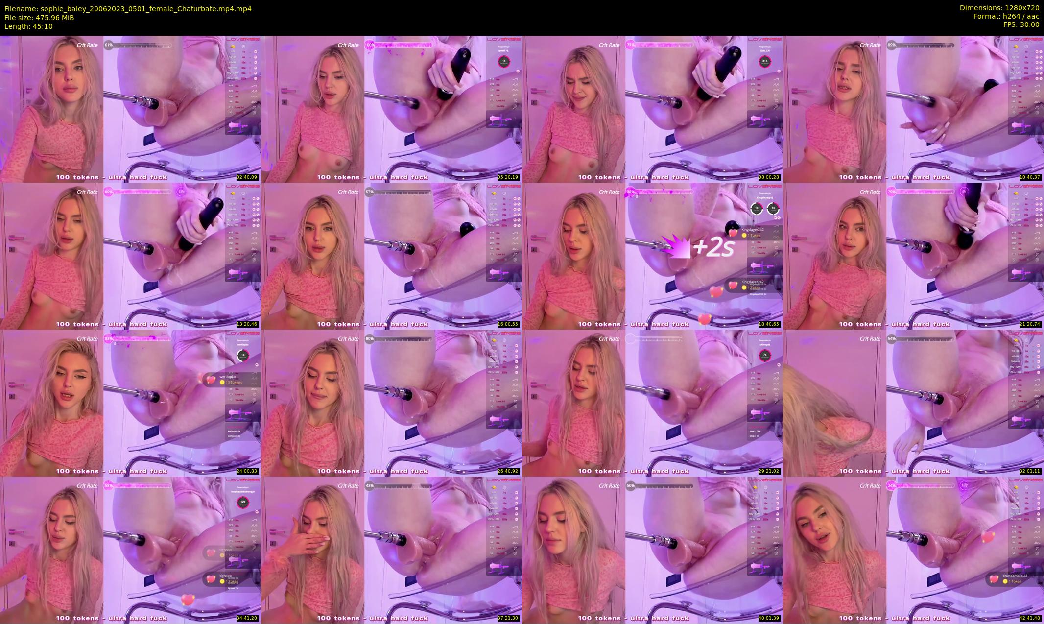 sophie_baley — 46 minute Chaturbate female cam show recording, 720p, Jun 20, 2023