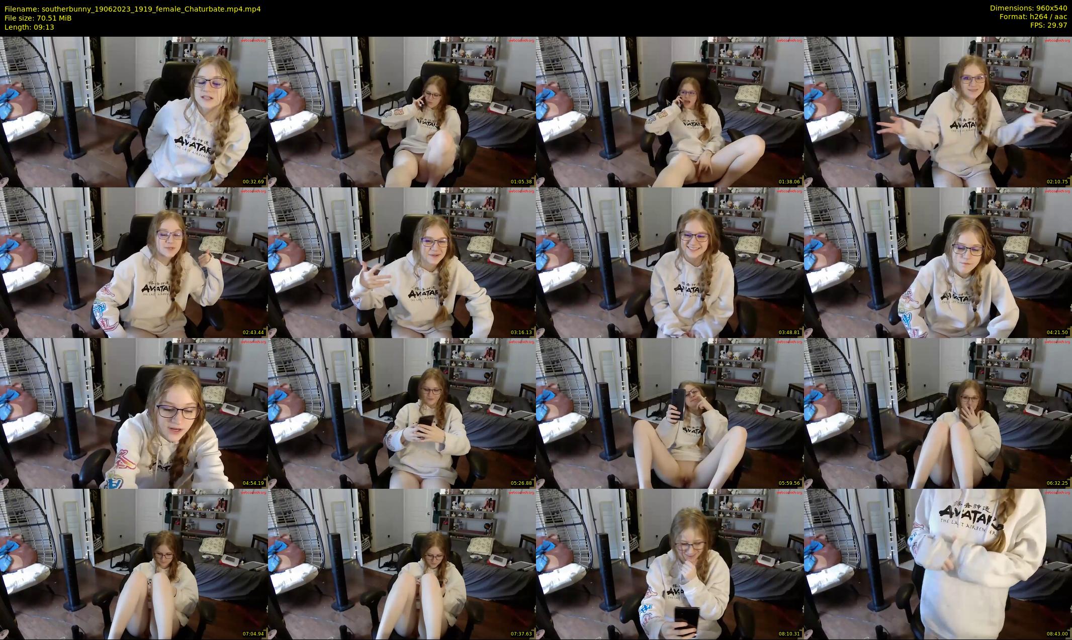 southerbunny — 10 minute Chaturbate female cam show recording, 480p, Jun 19, 2023