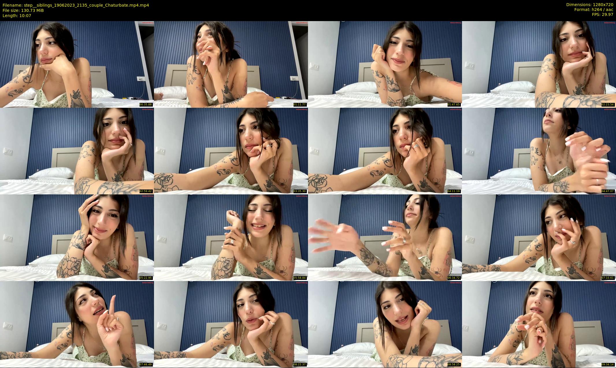 step__siblings — 11 minute Chaturbate couple cam show recording, 720p, Jun 19, 2023