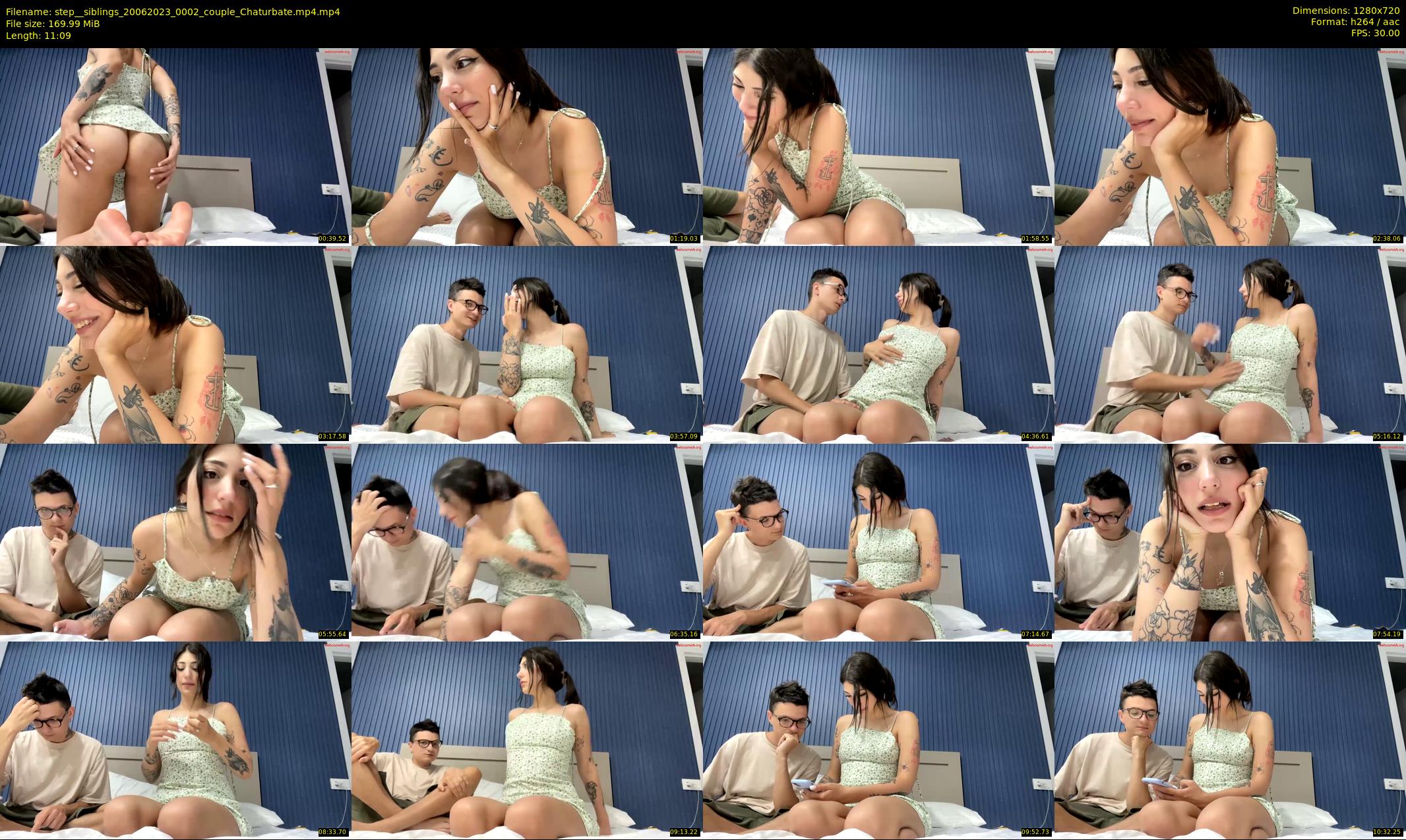 step__siblings — 12 minute Chaturbate couple cam show recording, 720p, Jun 20, 2023