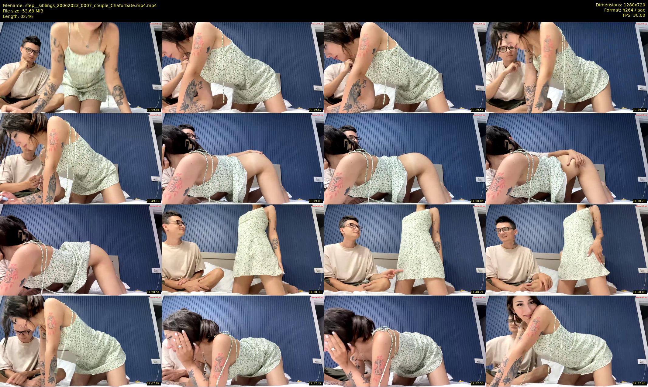 step__siblings — 3 minute Chaturbate couple cam show recording, 720p, Jun 20, 2023
