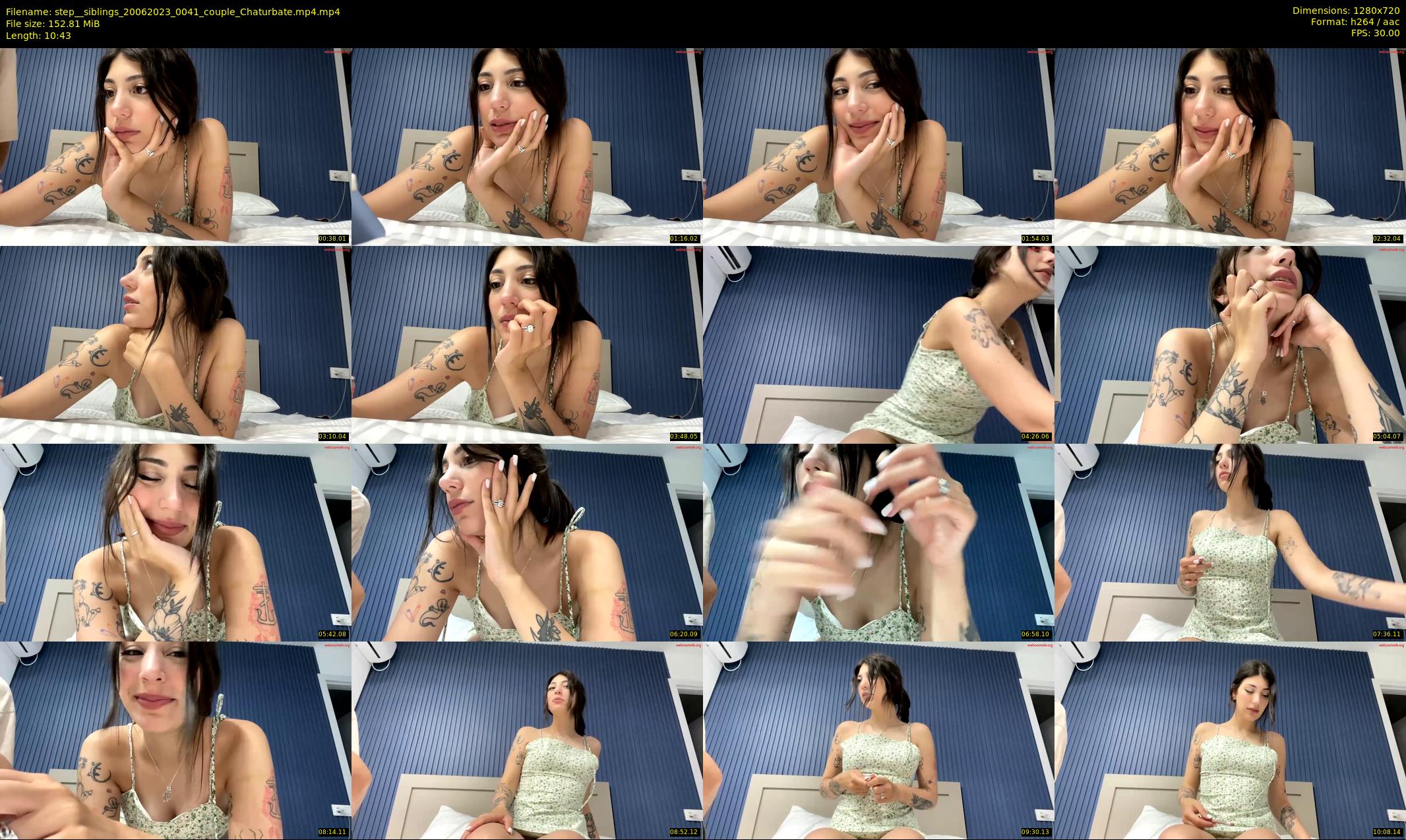 step__siblings — 11 minute Chaturbate couple cam show recording, 720p, Jun 20, 2023