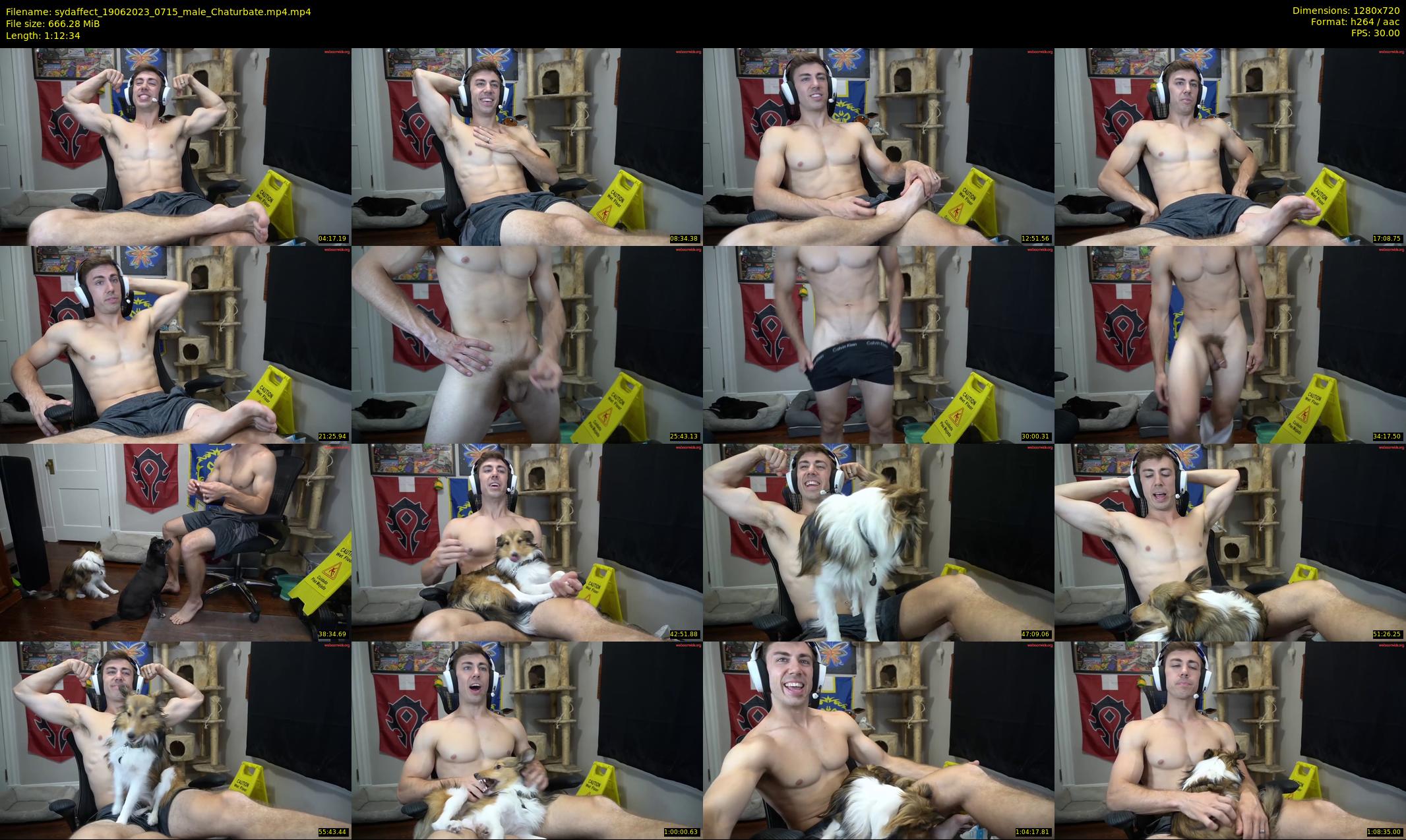 sydaffect — 73 minute Chaturbate male cam show recording, 720p, Jun 19, 2023