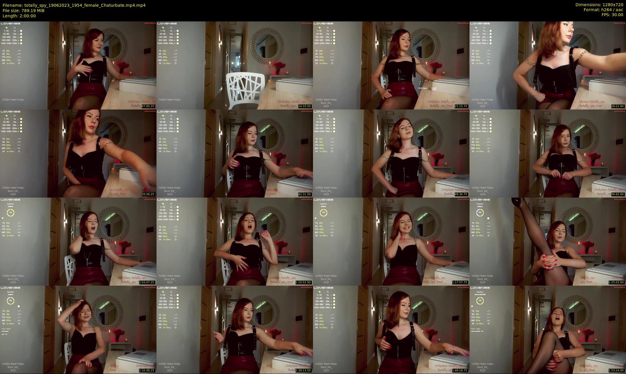 totally_spy — 120 minute Chaturbate female cam show recording, 720p, Jun 19, 2023