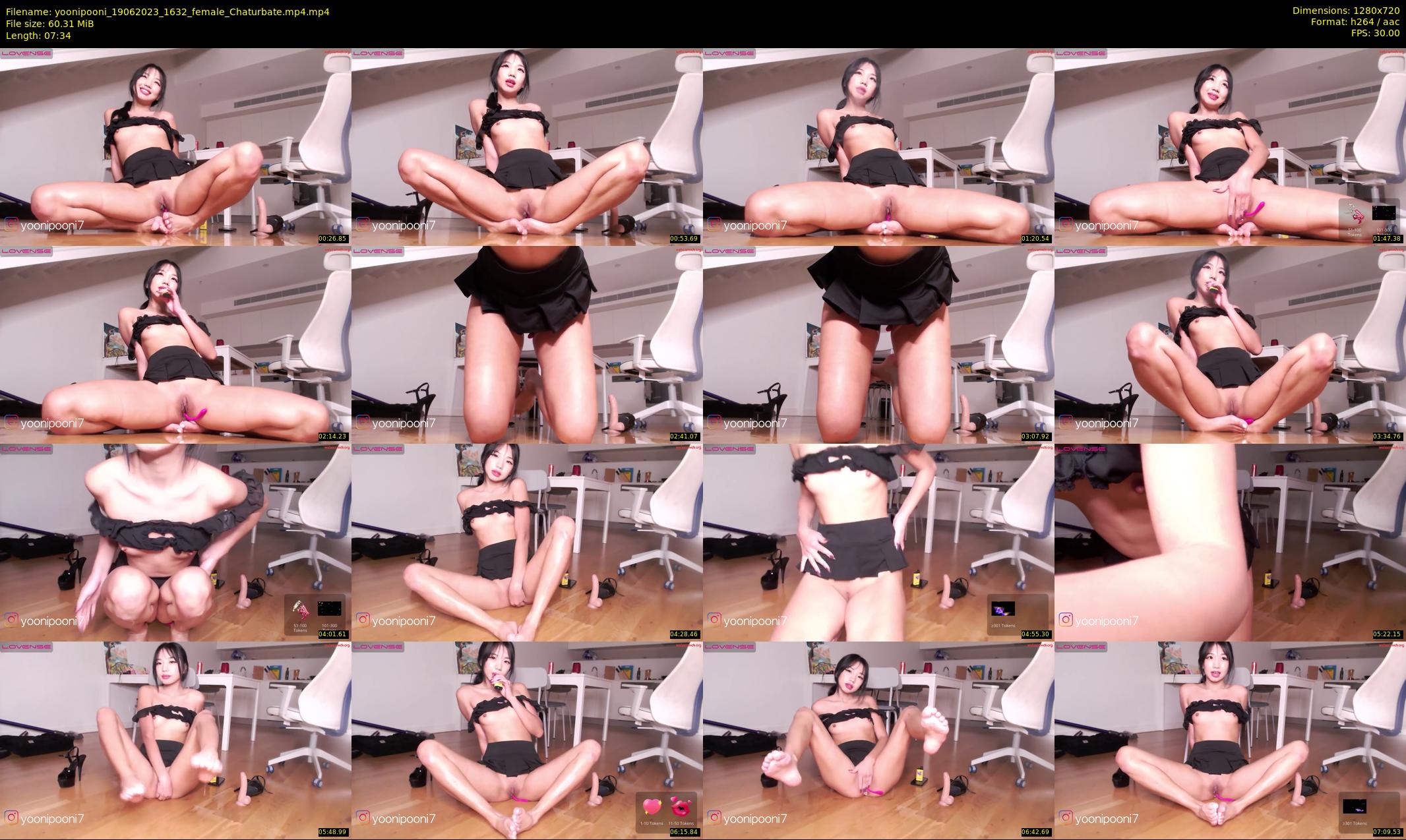yoonipooni — 8 minute Chaturbate female cam show recording, 720p, Jun 19, 2023