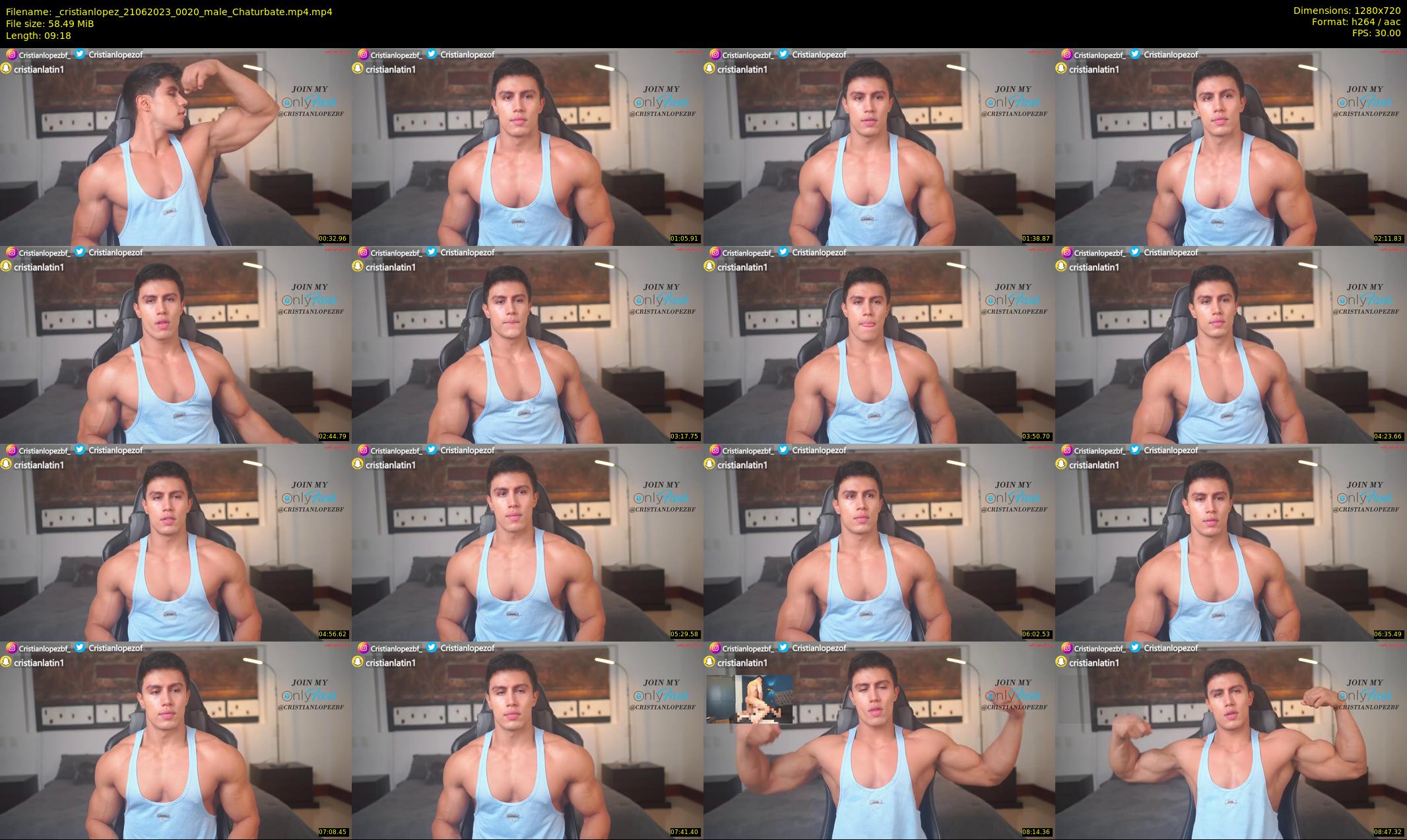 _cristianlopez — 10 minute Chaturbate male cam show recording, 720p, Jun 21, 2023