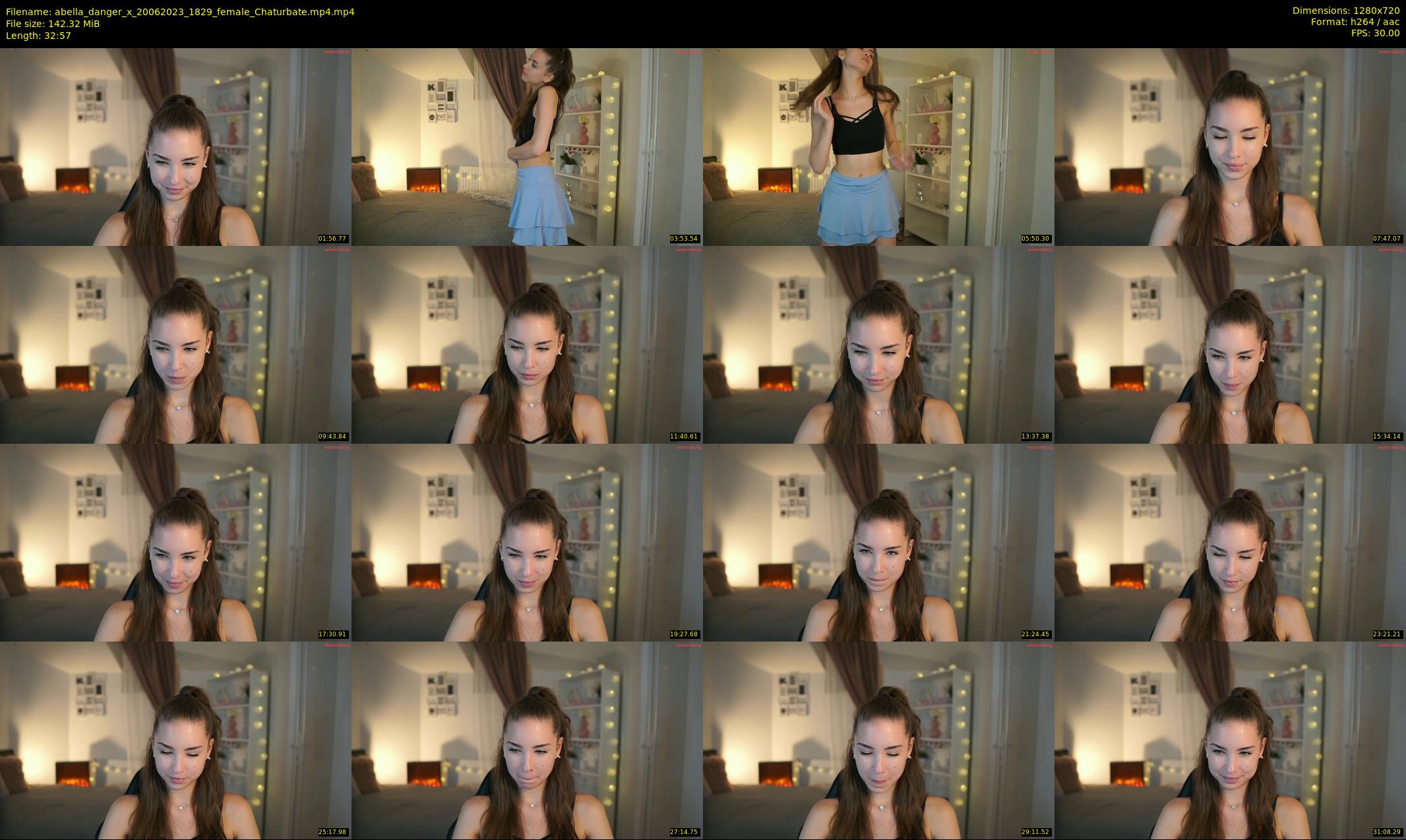 abella_danger_x — 33 minute Chaturbate female cam show recording, 720p, Jun 20, 2023