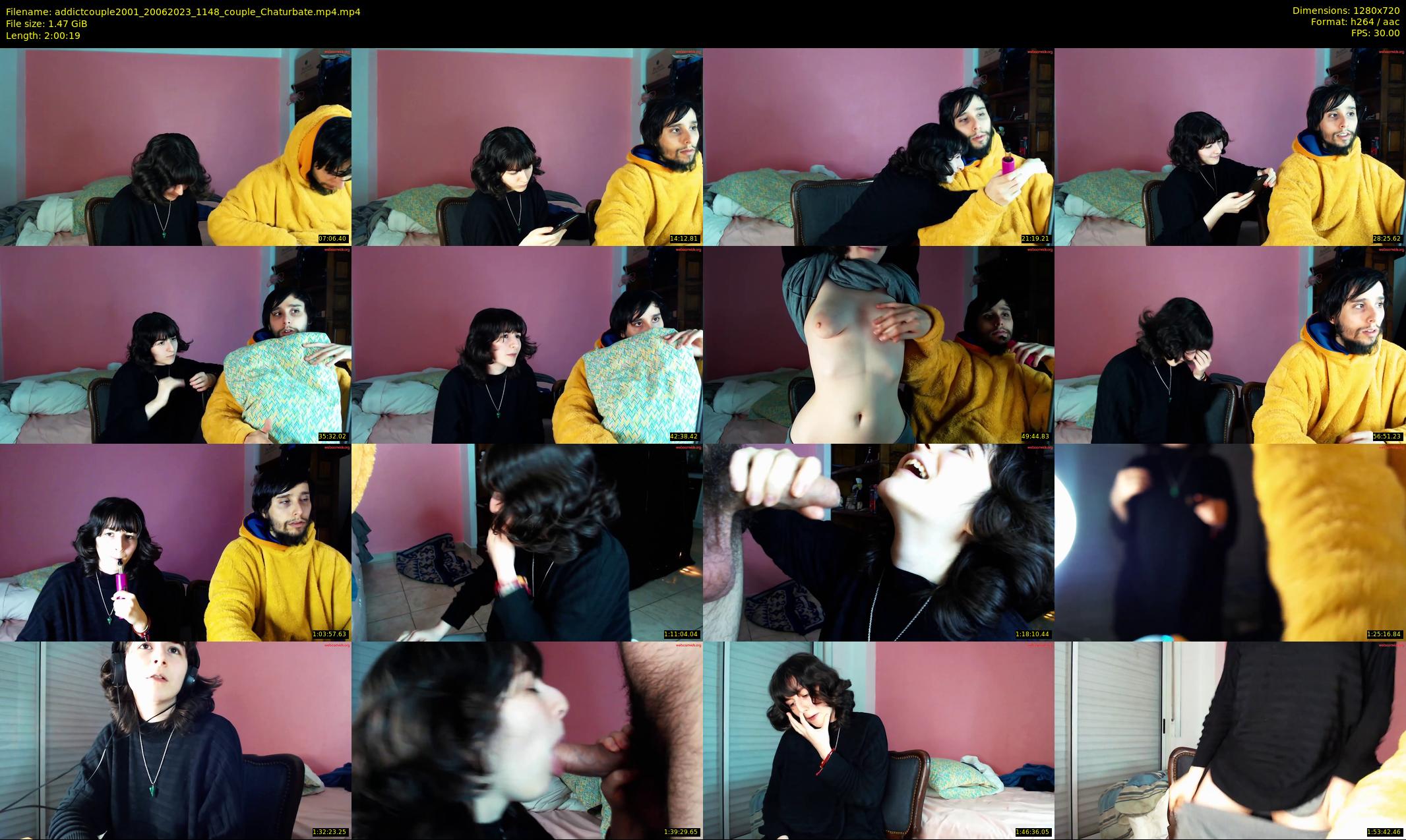 addictcouple2001 — 121 minute Chaturbate couple cam show recording, 720p, Jun 20, 2023