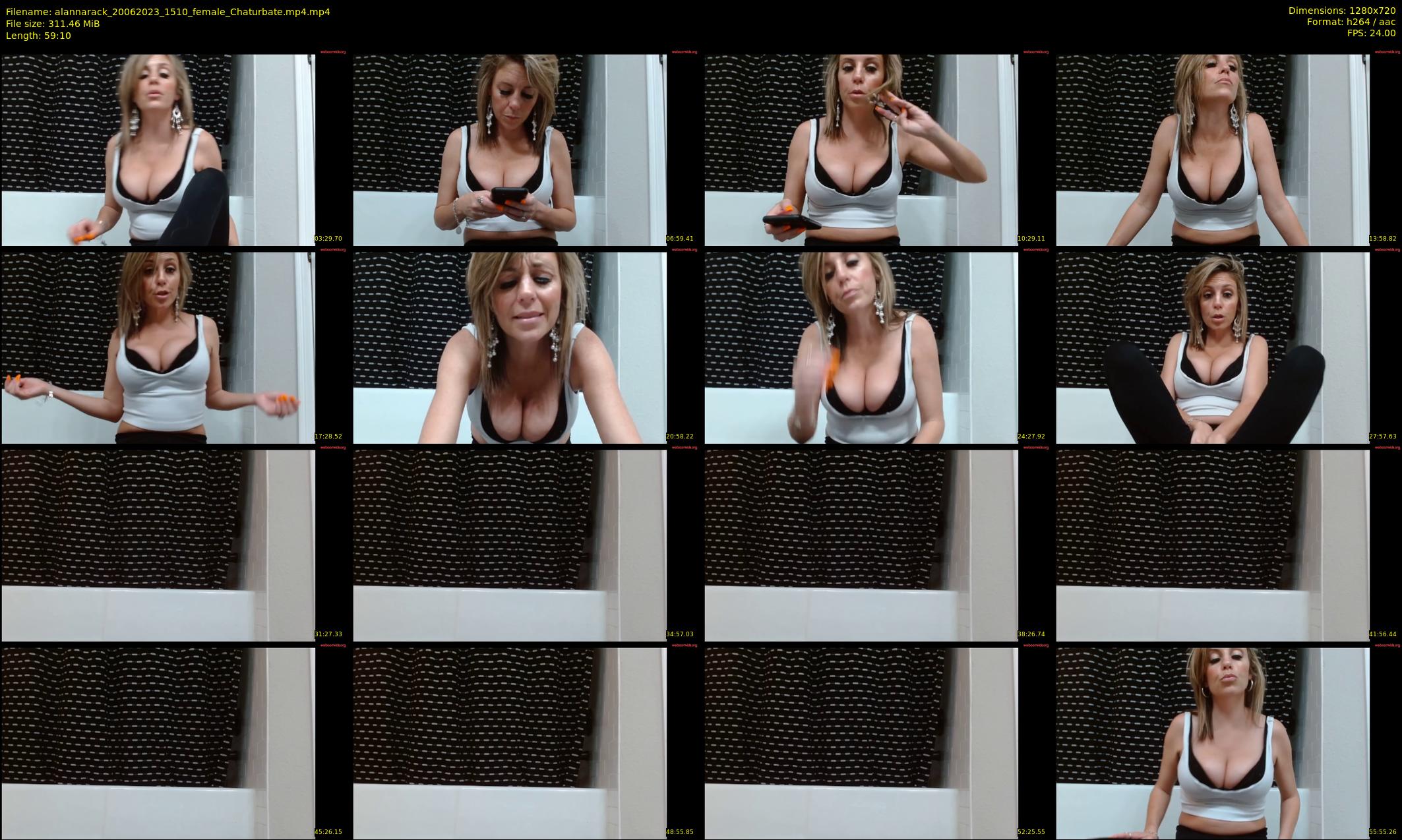 alannarack — 60 minute Chaturbate female cam show recording, 720p, Jun 20, 2023
