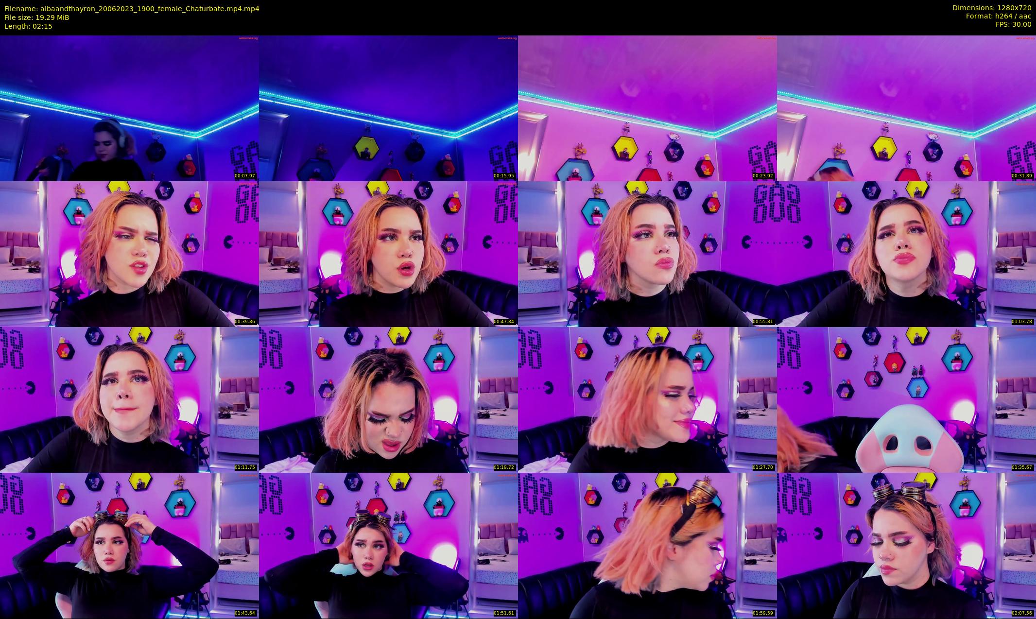 albaandthayron — 3 minute Chaturbate couple cam show recording, 720p, Jun 20, 2023