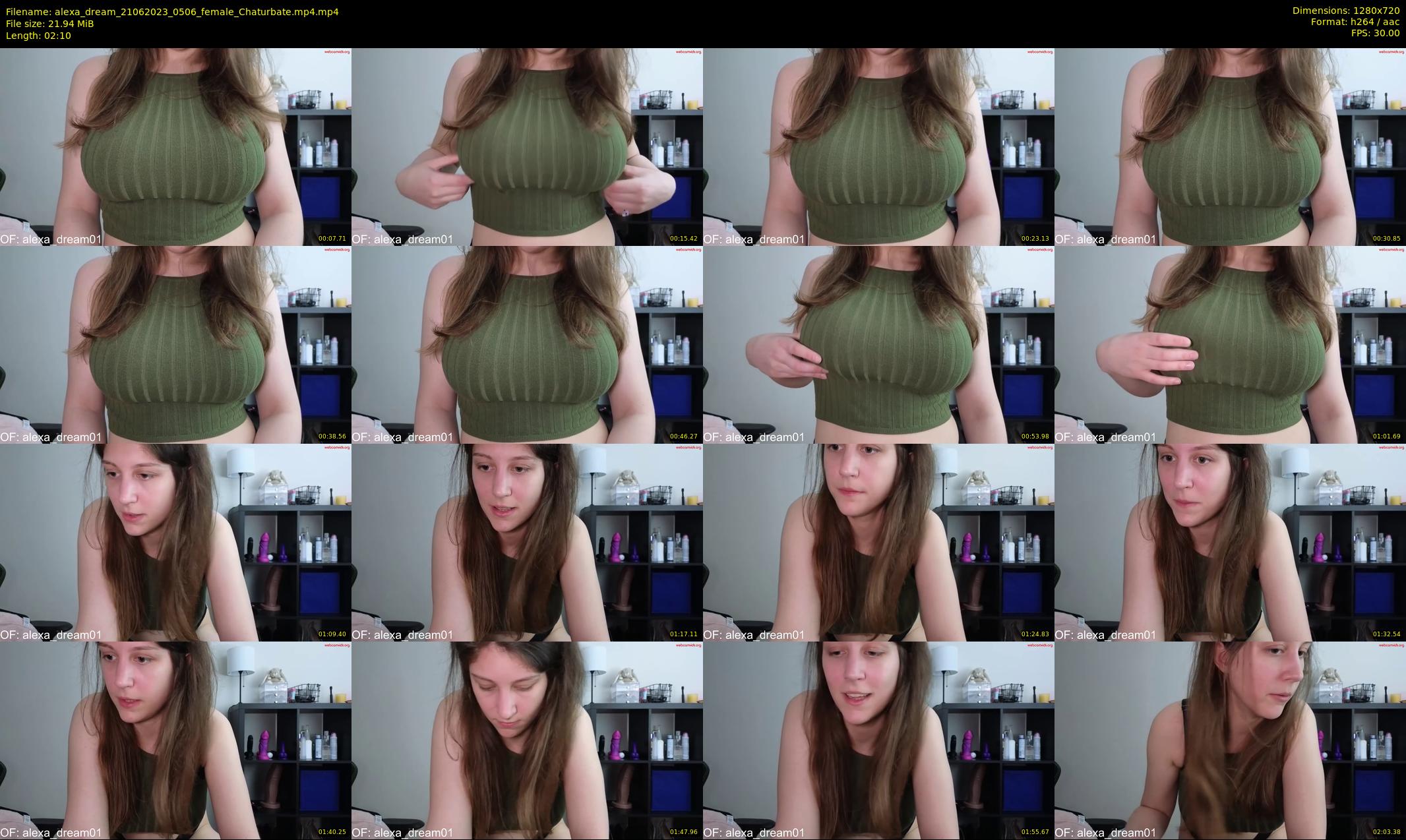 alexa_dream — 3 minute Chaturbate female cam show recording, 720p, Jun 21, 2023