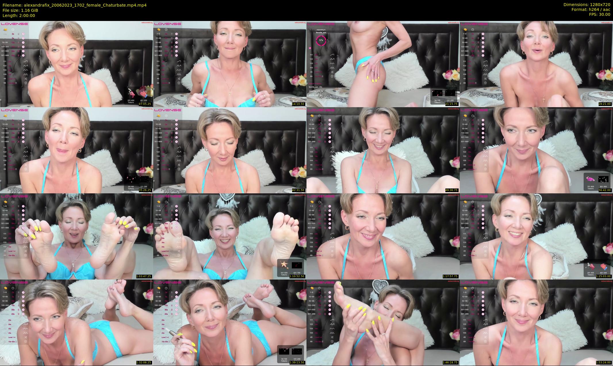 alexandrafix — 120 minute Chaturbate female cam show recording, 720p, Jun 20, 2023