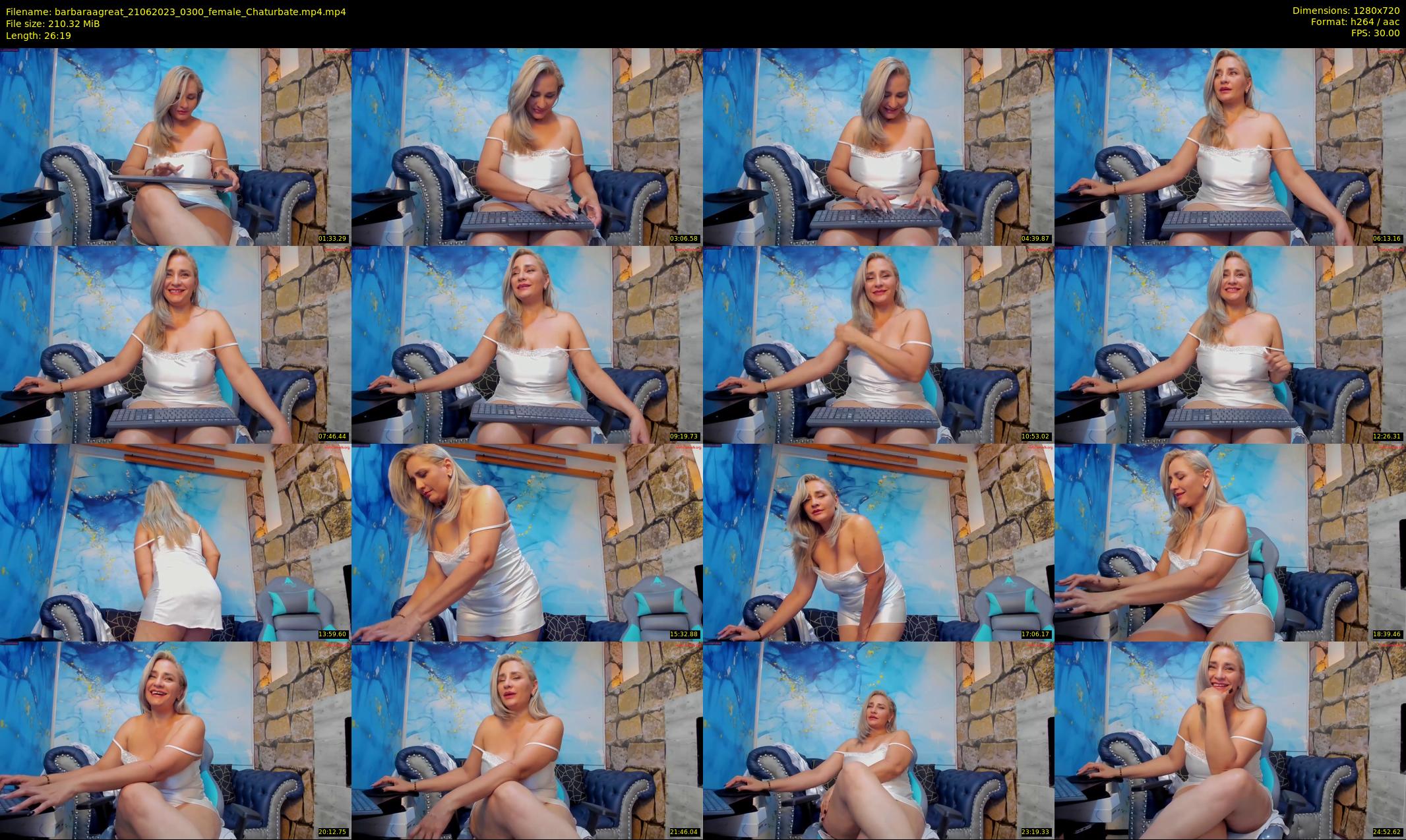 barbaraagreat — 27 minute Chaturbate female cam show recording, 720p, Jun 21, 2023