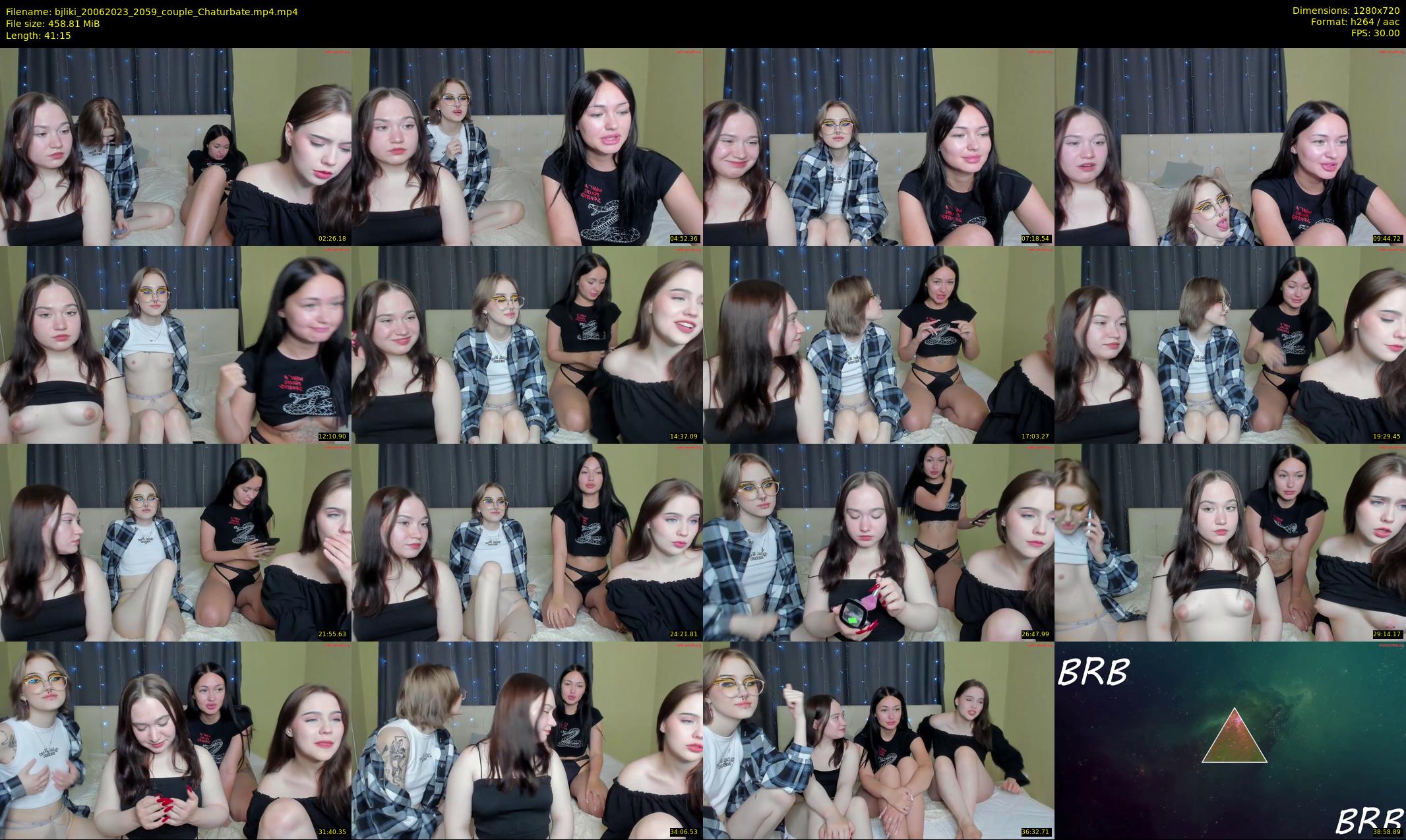 bjliki — 42 minute Chaturbate couple cam show recording, 720p, Jun 20, 2023