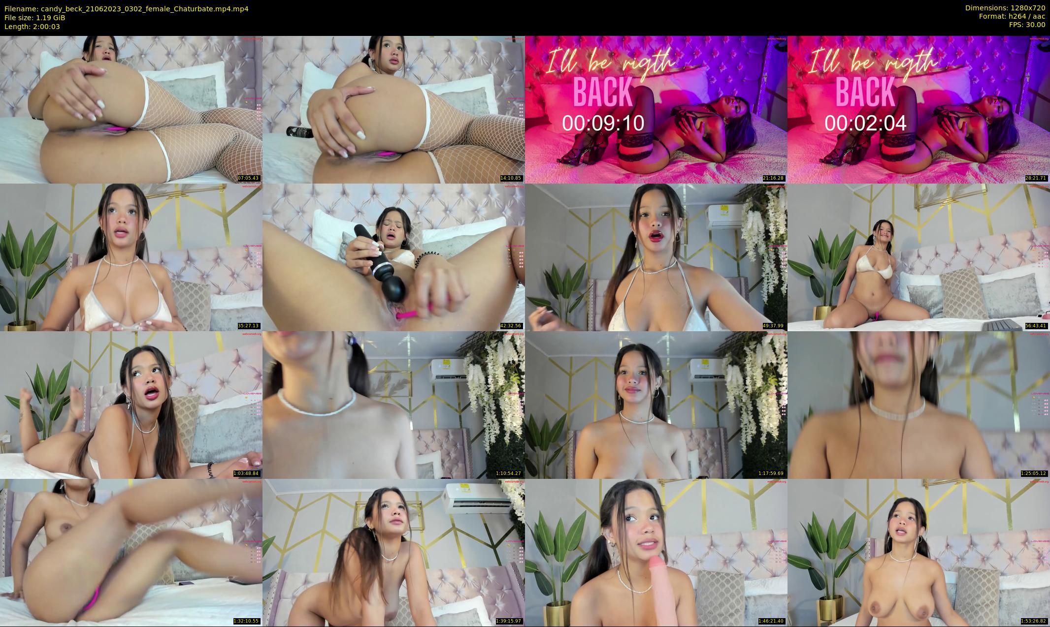 candy_beck — 121 minute Chaturbate female cam show recording, 720p, Jun 21, 2023