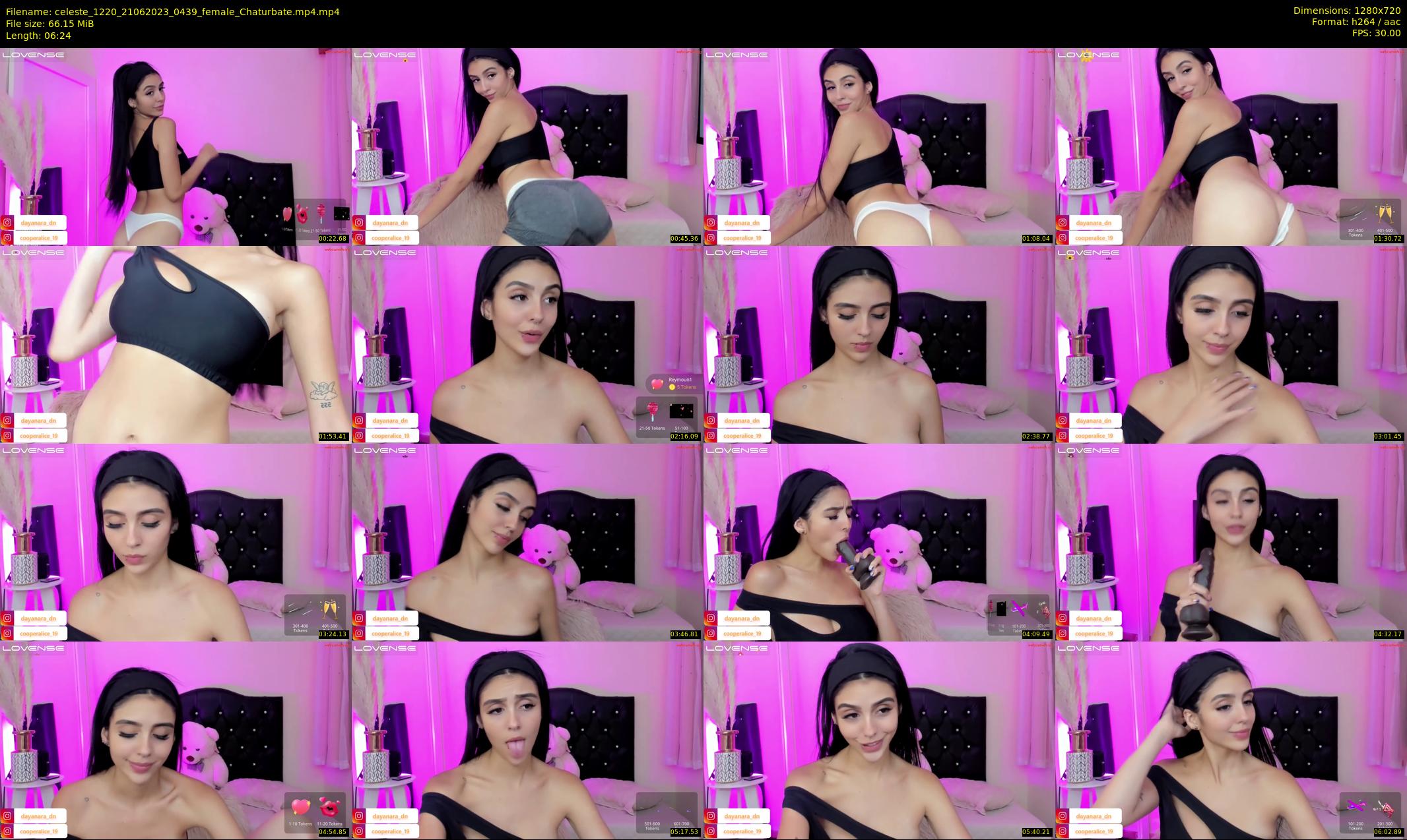 celeste_1220 — 7 minute Chaturbate female cam show recording, 720p, Jun 21, 2023
